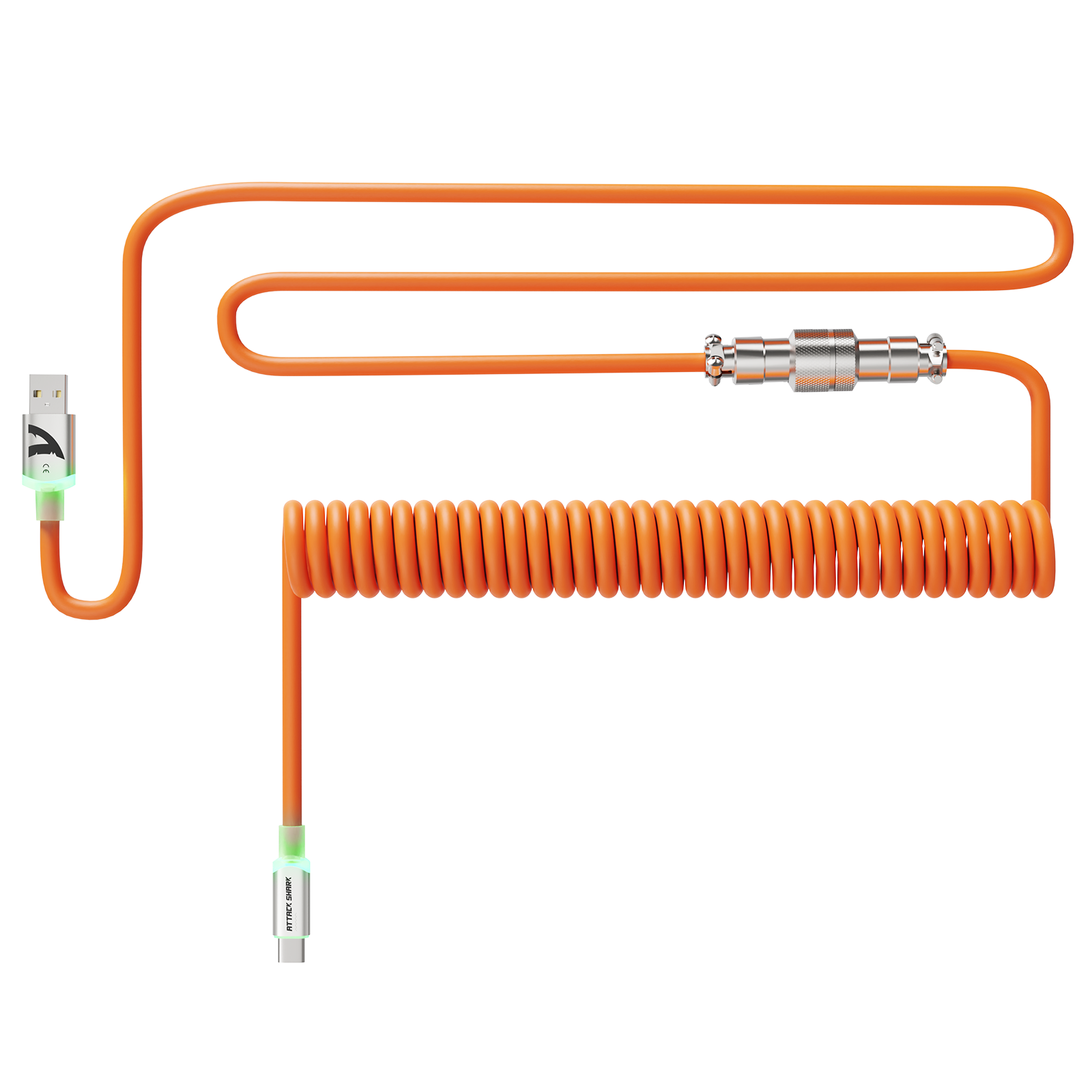 Câble aviateur ultra personnalisé ATTACK SHARK C01 pour clavier magnétique 8 kHz