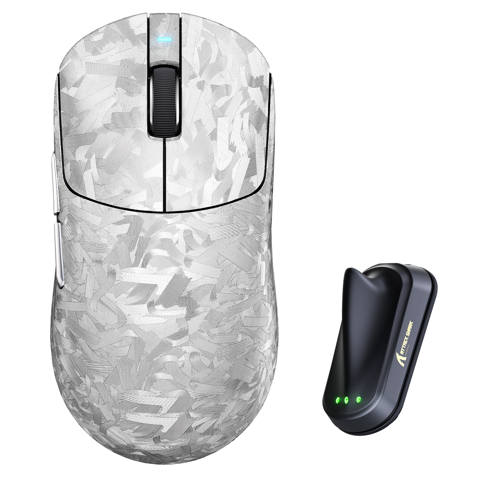 Précommande : Souris de jeu sans fil ATTACK SHARK RS3 ULTRA en fibre de carbone PAW3955MAX