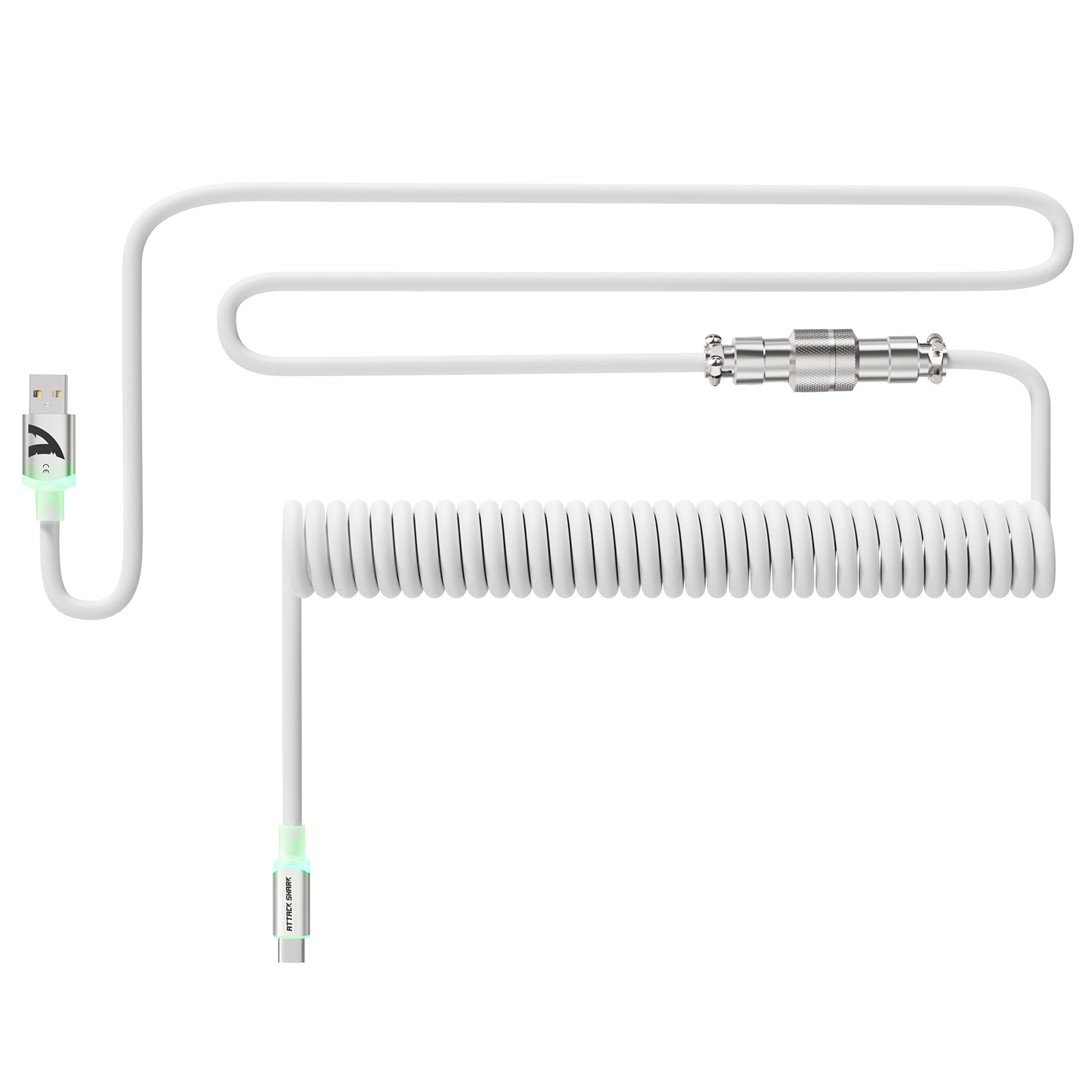 Câble aviateur ultra personnalisé ATTACK SHARK C01 pour clavier magnétique 8 kHz