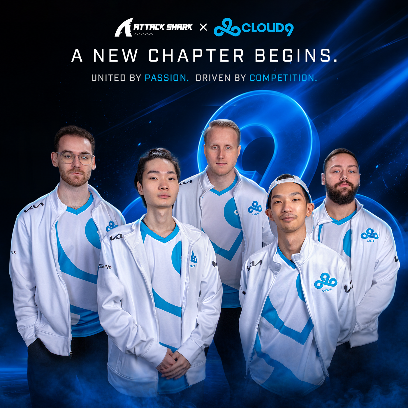 Partenariat entre ATTACK SHARK et Cloud9