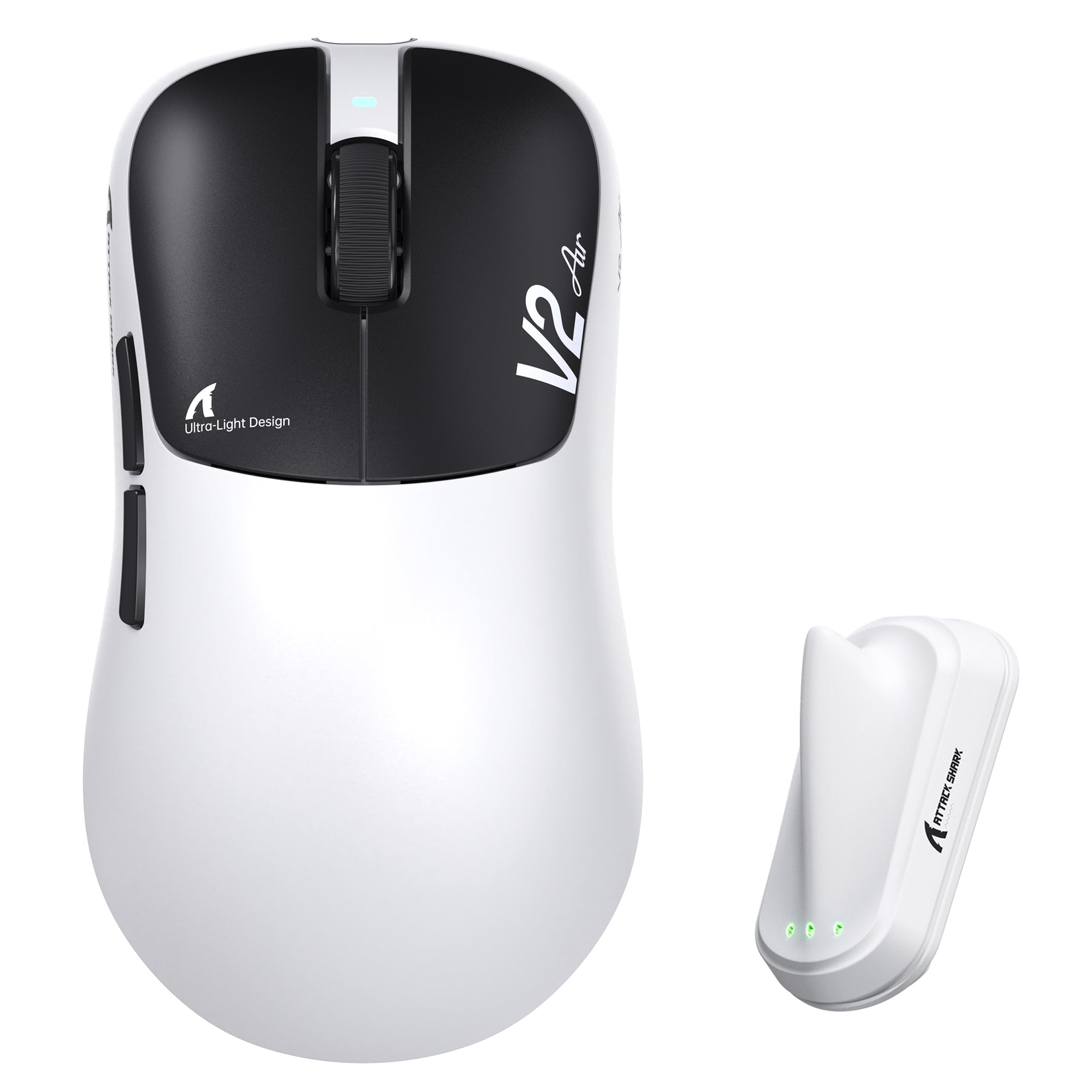Souris gaming sans fil ergonomique ATTACK SHARK V2 AIR PAW3955MAX