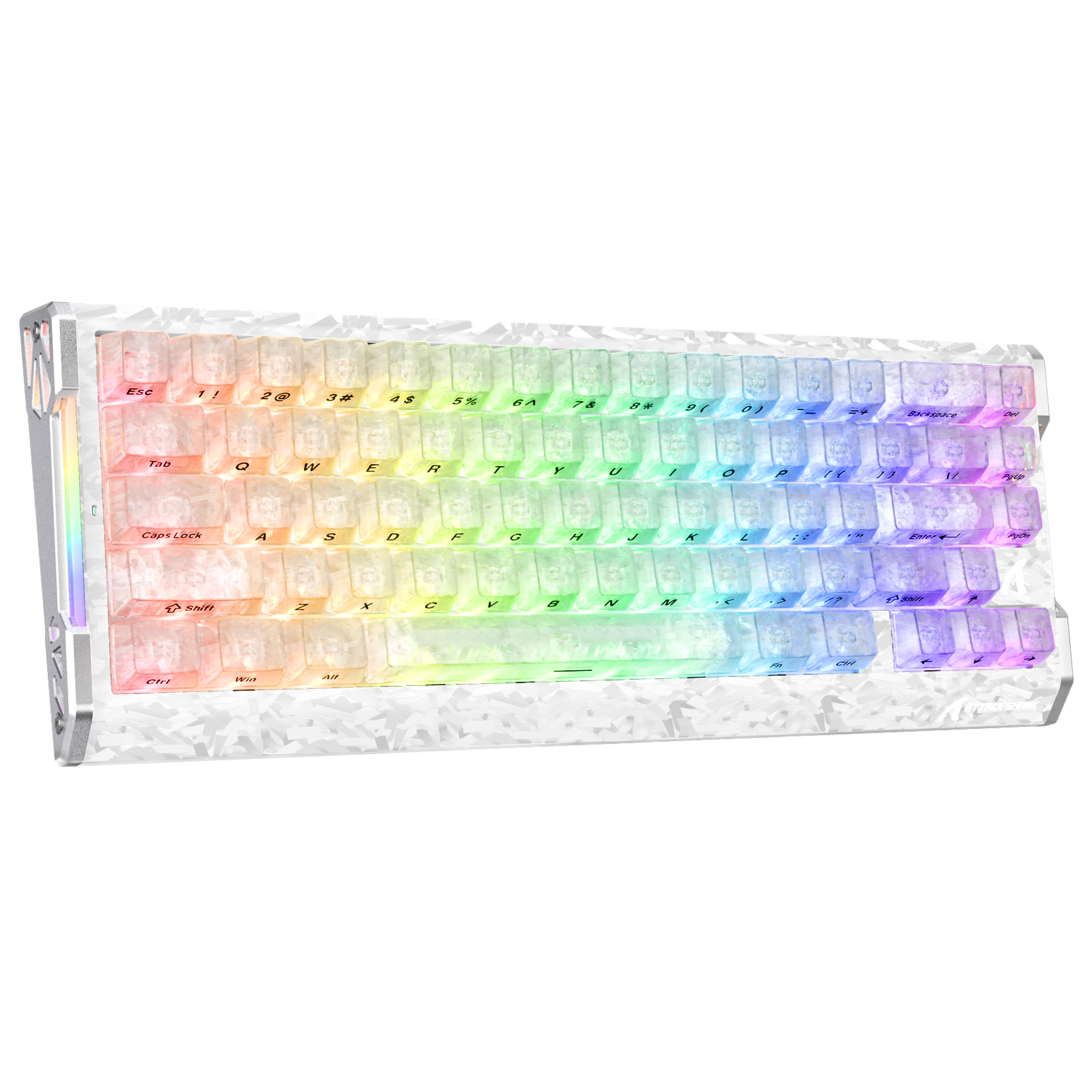 Clavier ATTACK SHARK R68 HE en fibre de carbone avec interrupteurs magnétiques à déclenchement rapide