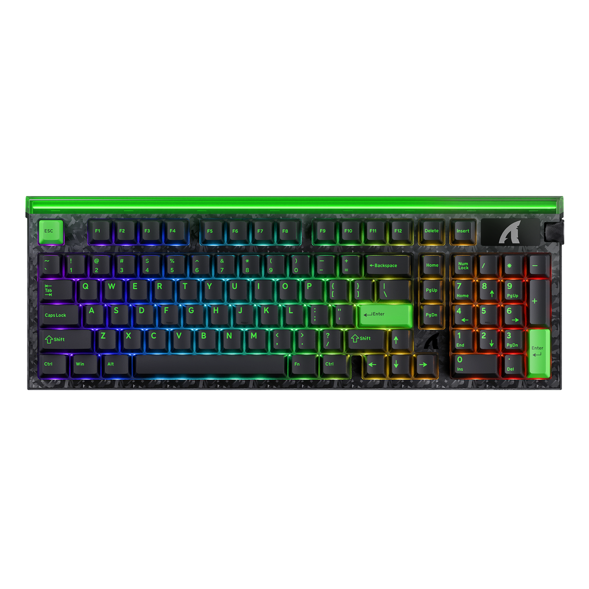 Clavier ATTACK SHARK R98 HE en fibre de carbone avec déclencheur rapide et interrupteur magnétique