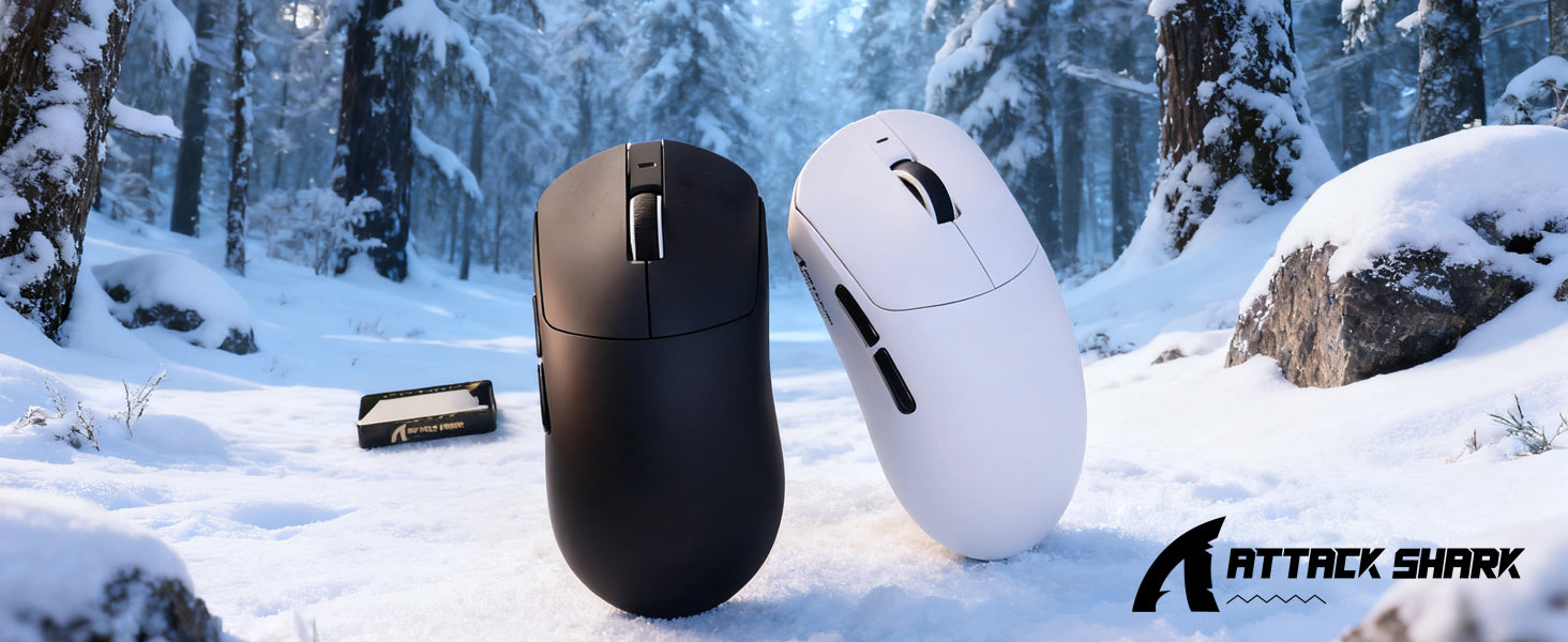 Souris de jeu sans fil ATTACK SHARK X8 Ultra 8KHz avec câble C06 Ultra