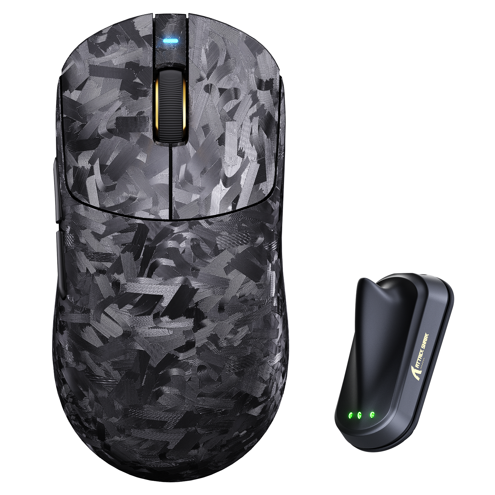 Précommande : Souris de jeu sans fil ATTACK SHARK RS3 ULTRA en fibre de carbone PAW3955MAX