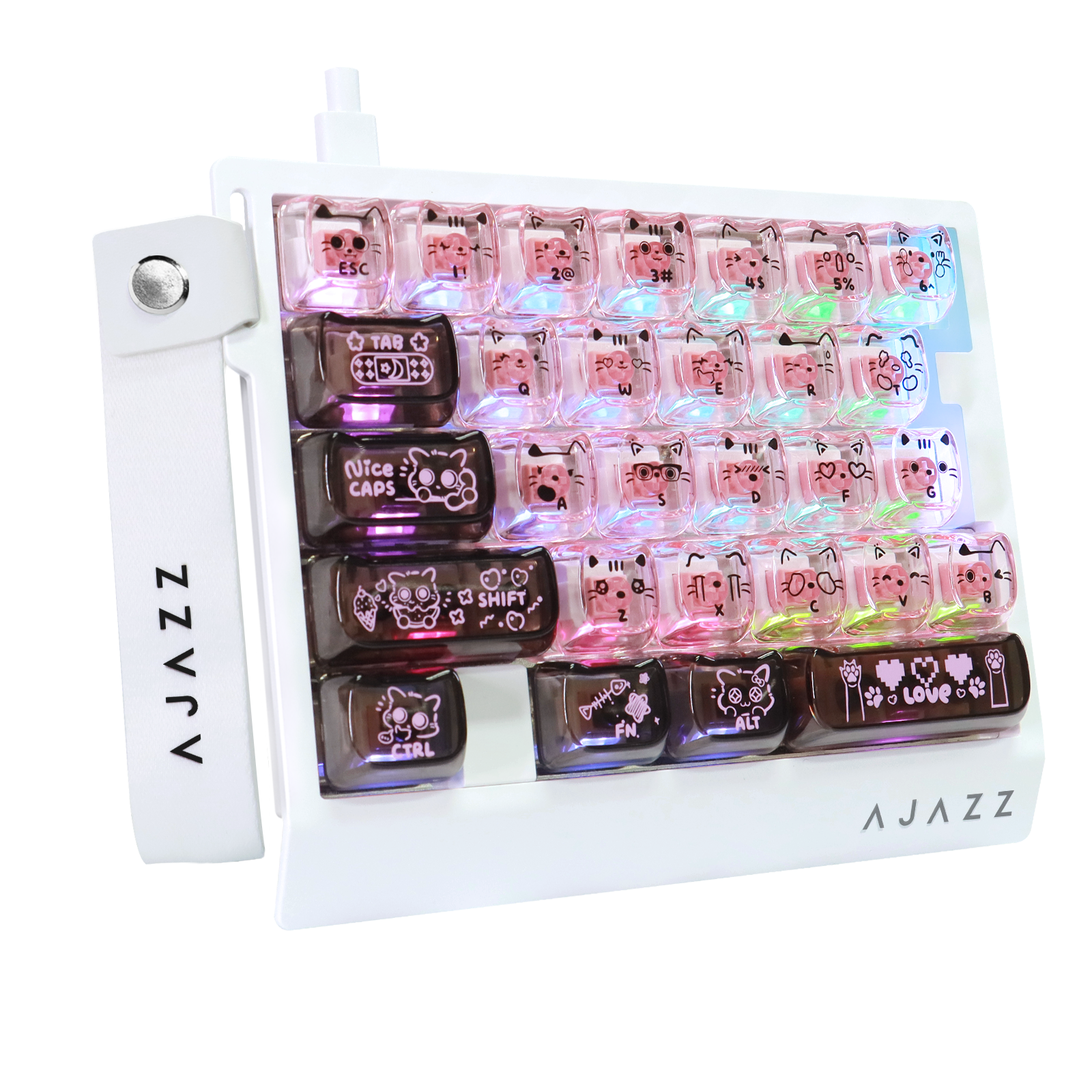 Clavier de jeu filaire à une main ATTACK SHARK X AJAZZ AK029
