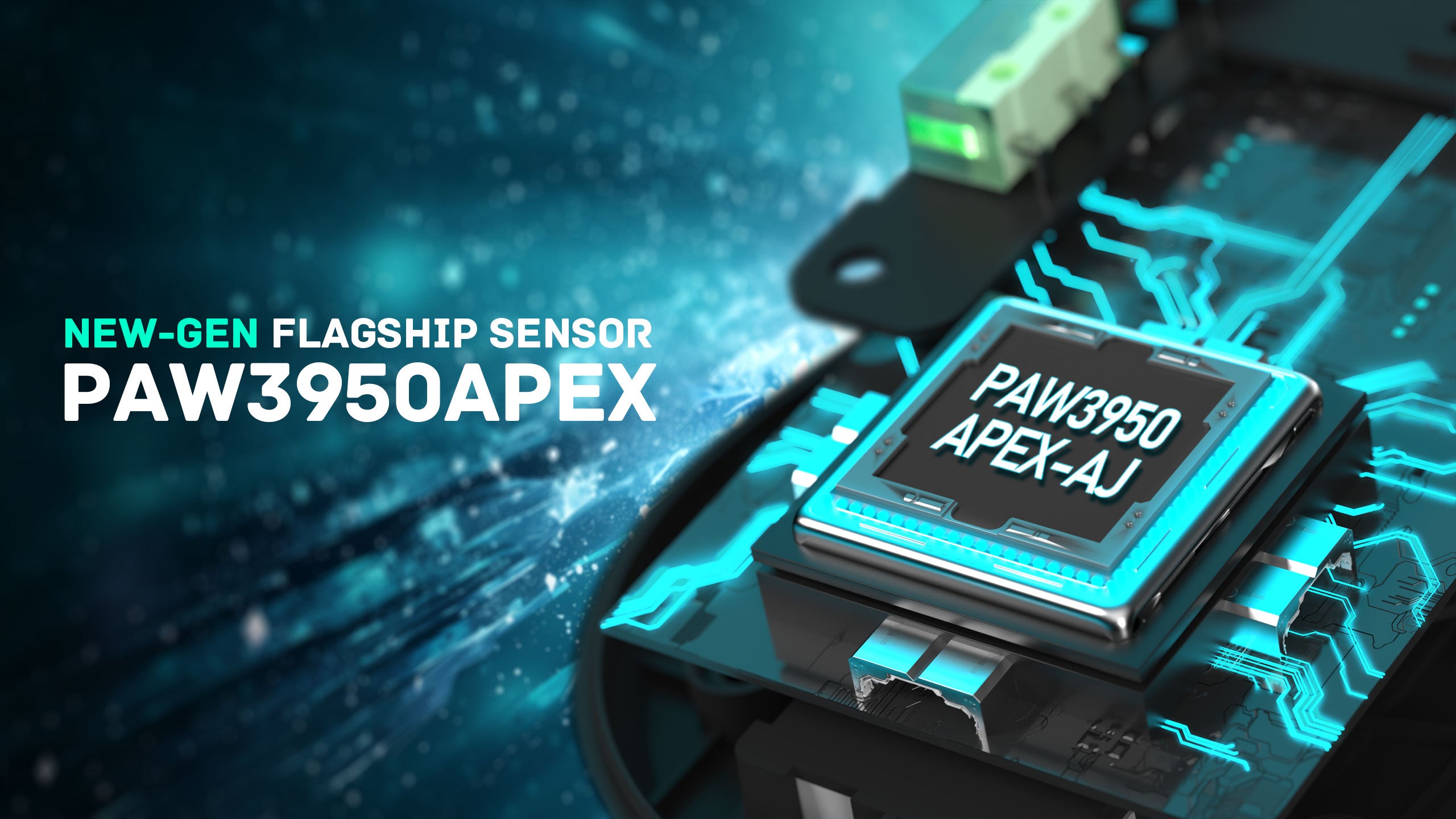 Souris de jeu triple mode 8K ATTACK SHARK x AJAZZ AJ159 APEX PAW3950