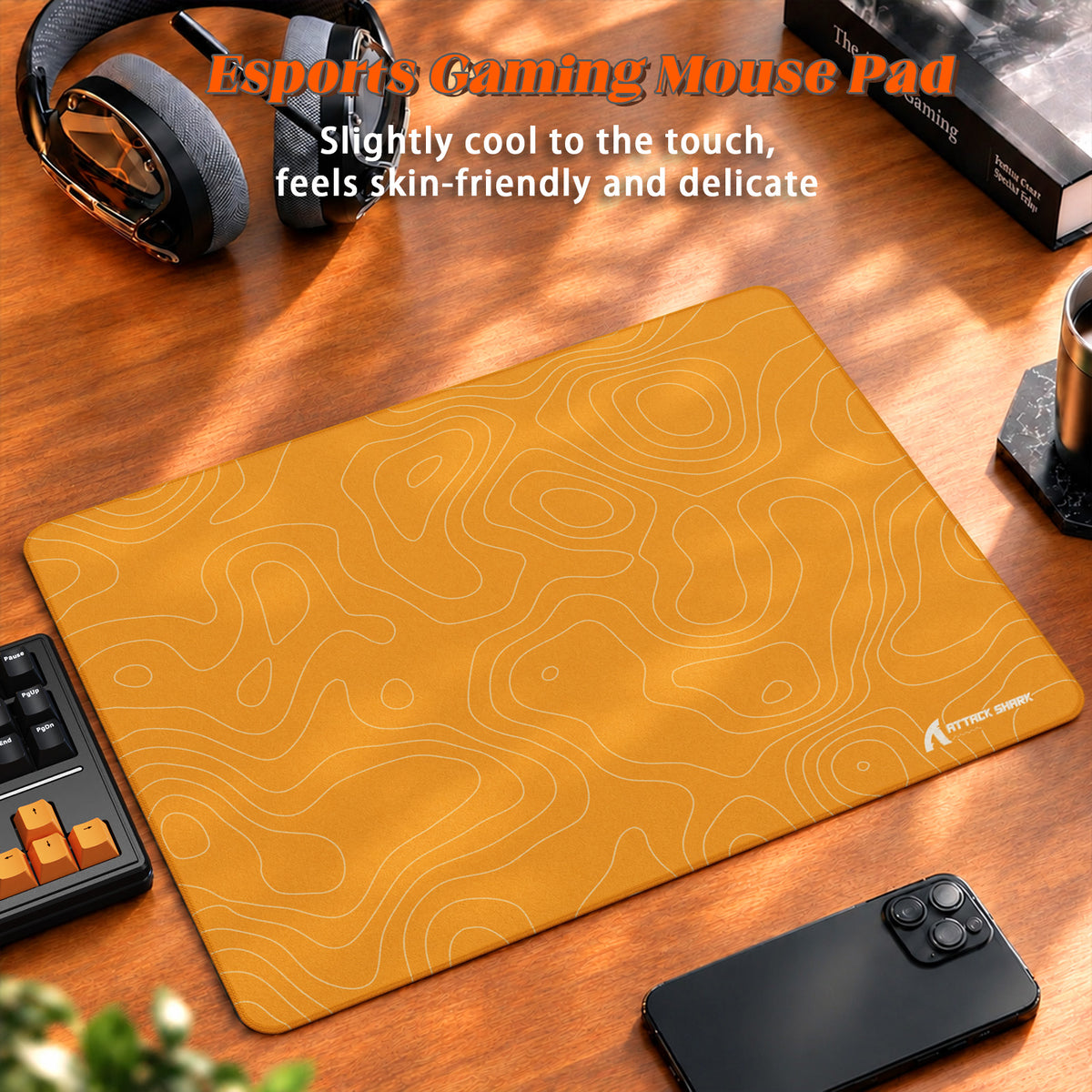 Tapis de souris gaming eSport ATTACK SHARK CM02SE (405x305x4 MM)