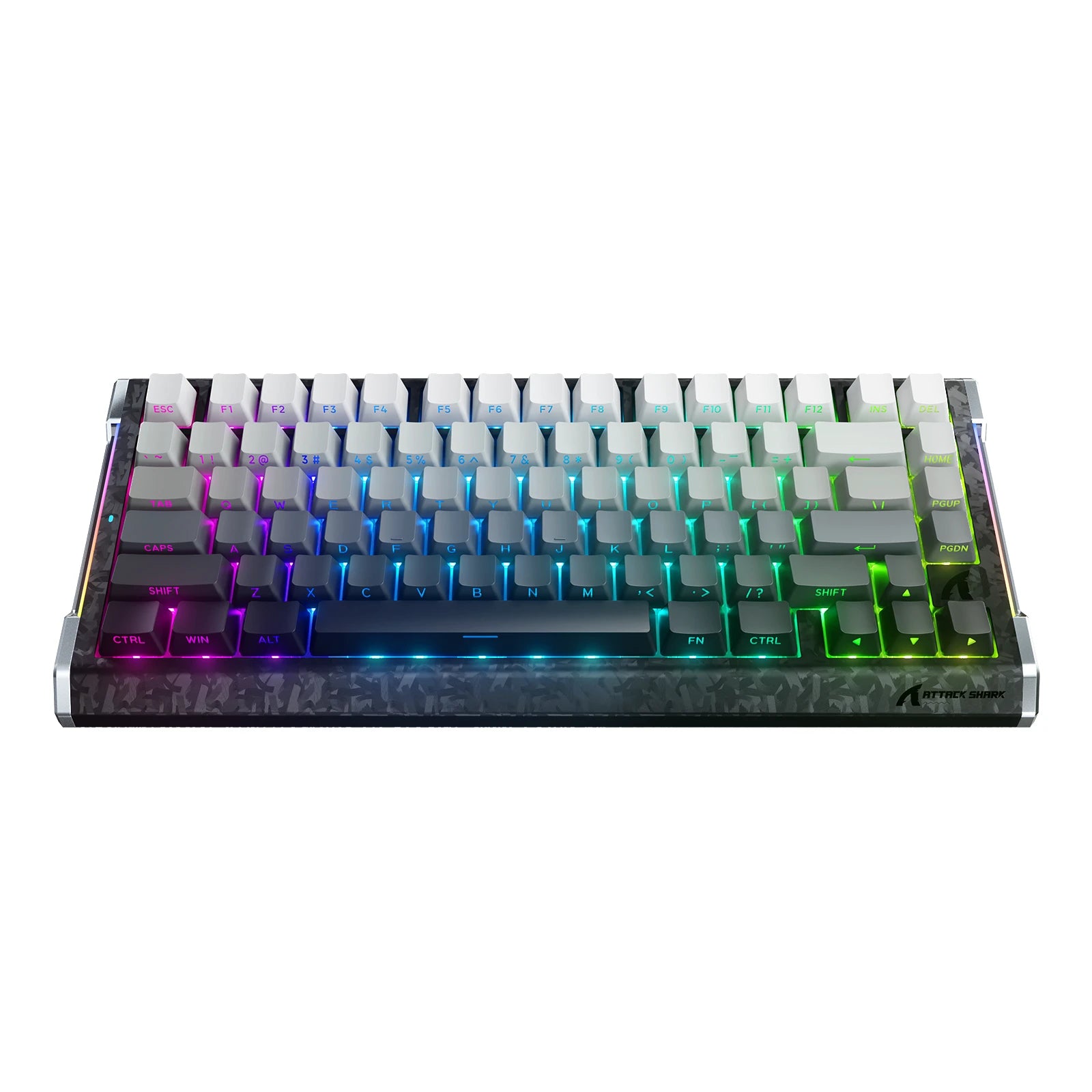 Clavier ATTACK SHARK R86 HE en fibre de carbone à déclenchement rapide et interrupteurs magnétiques