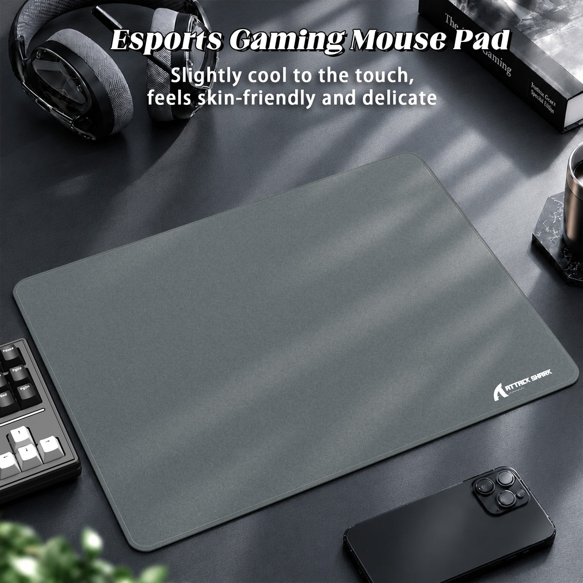 Tapis de souris gaming eSport ATTACK SHARK CM02SE (405x305x4 MM)