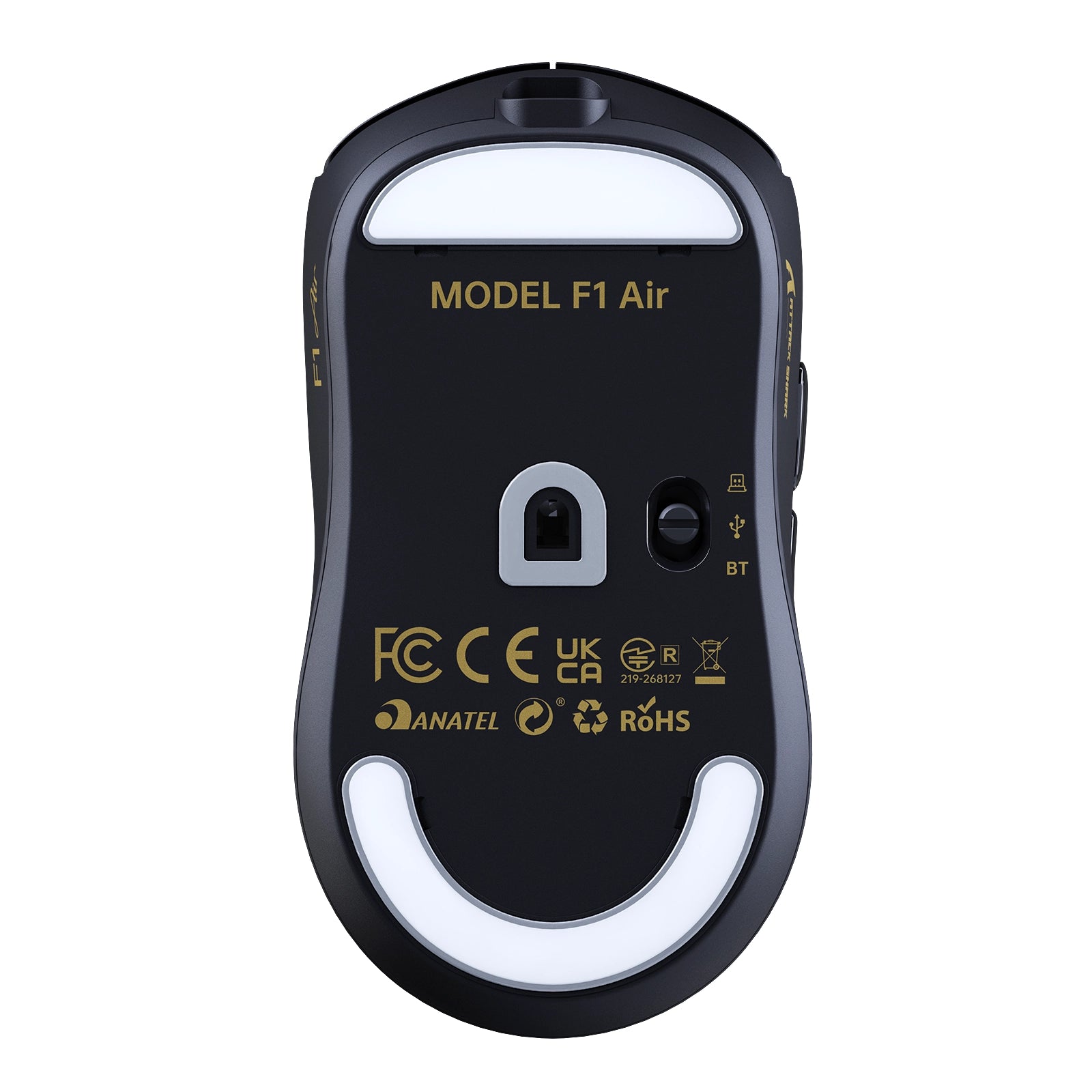 Souris gaming sans fil ATTACK SHARK F1 AIR 39 g avec PAW3955MAX