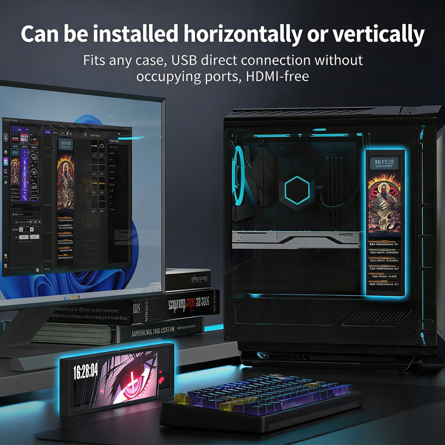 Moniteur LCD IPS ATTACK SHARK x AJAZZ de 9,2 pouces