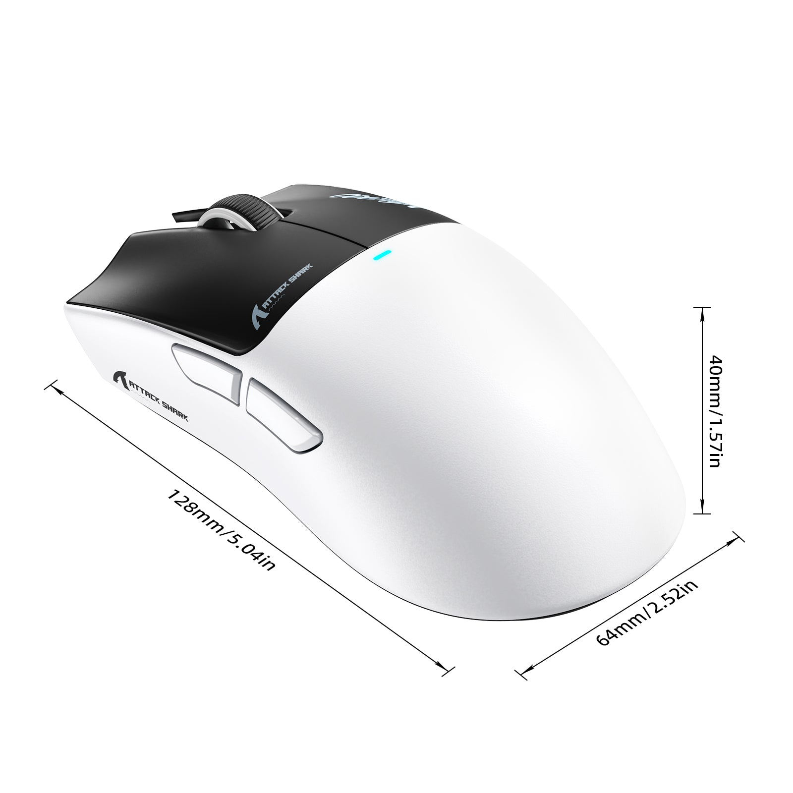 Souris de jeu sans fil ATTACK SHARK X11 PRO V2 avec station de charge et écran TFT