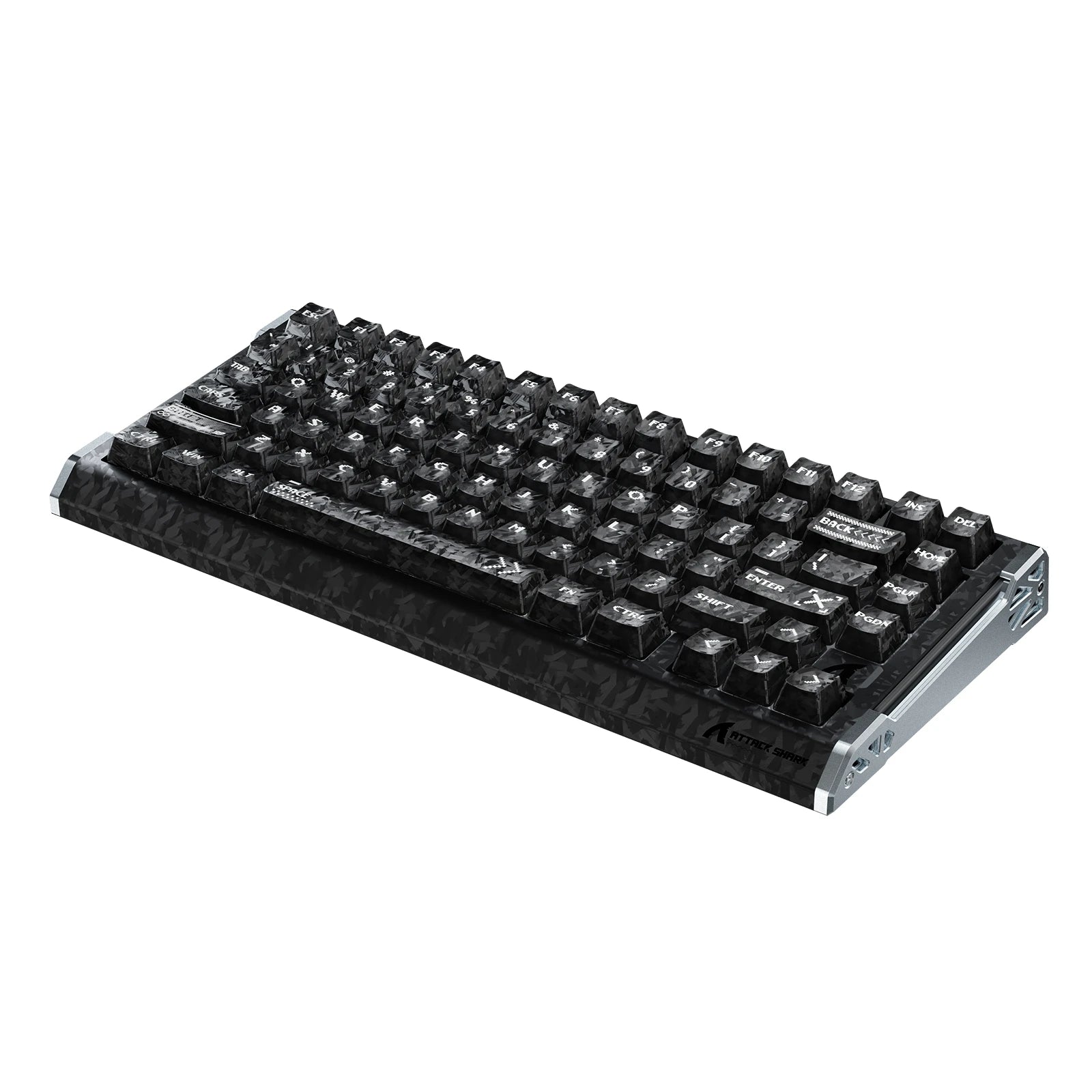 Clavier ATTACK SHARK R86 HE en fibre de carbone à déclenchement rapide et interrupteurs magnétiques