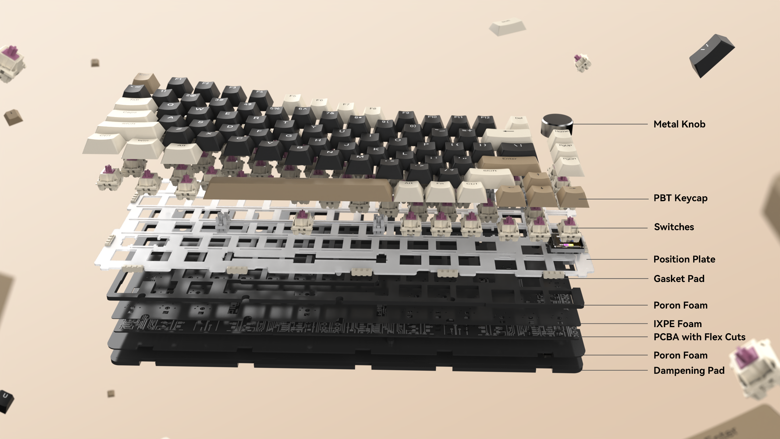 Clavier mécanique à joint tri-mode ATTACK SHARK X85PRO