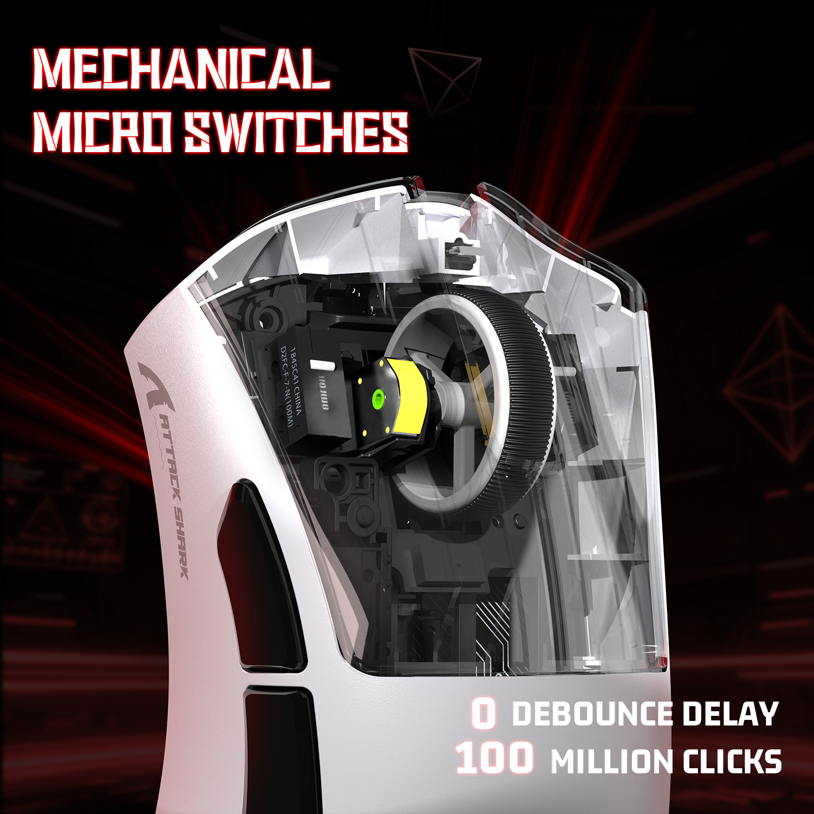 Souris de jeu ultra-légère à trois modes ATTACK SHARK V3