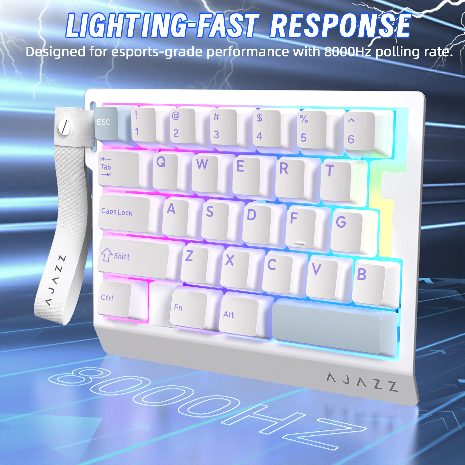Clavier de jeu filaire à une main ATTACK SHARK X AJAZZ AK029