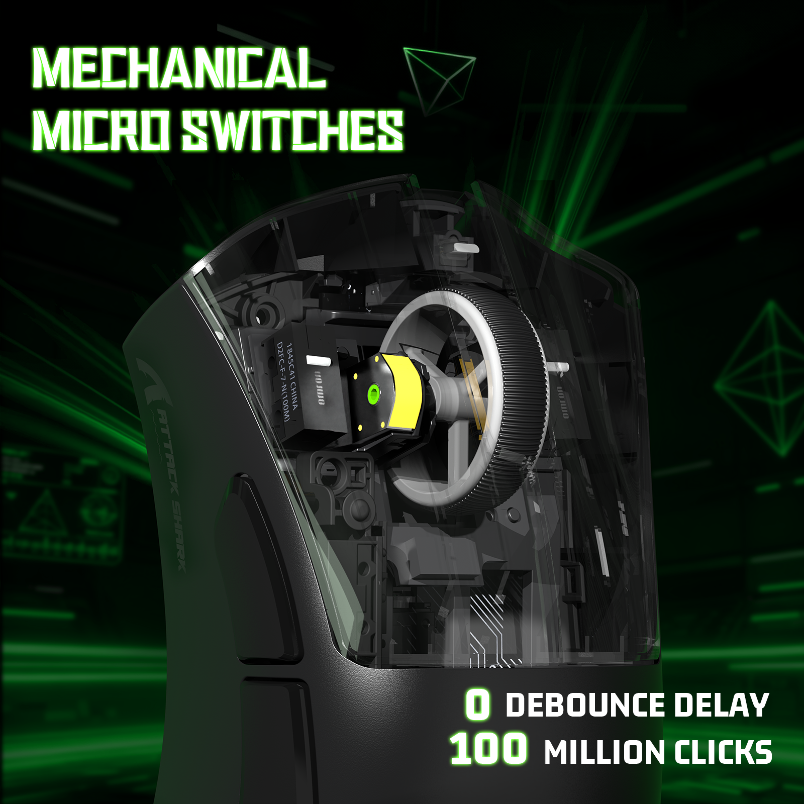 Souris de jeu ultra-légère à trois modes ATTACK SHARK V3