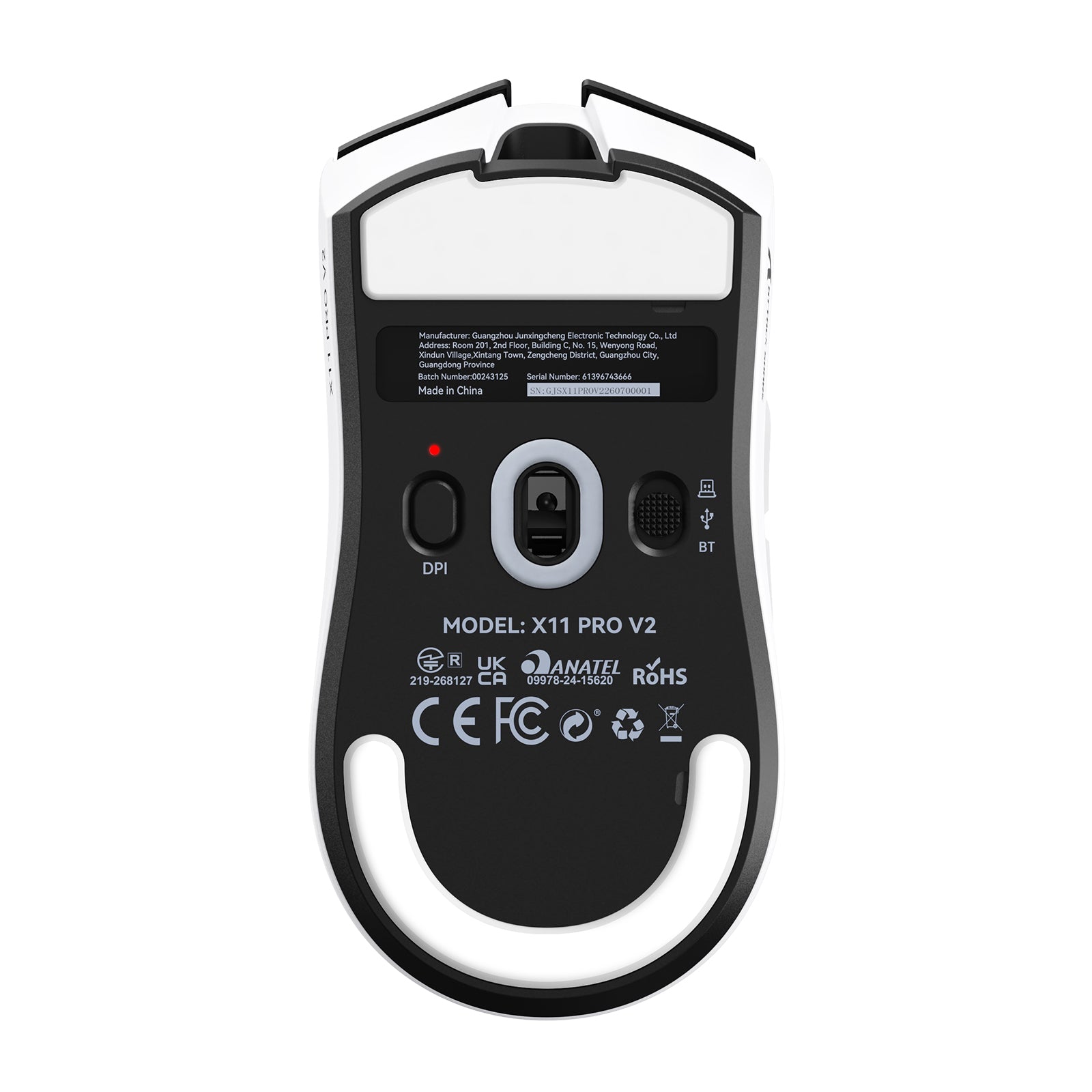 Souris de jeu sans fil ATTACK SHARK X11 PRO V2 avec station de charge et écran TFT