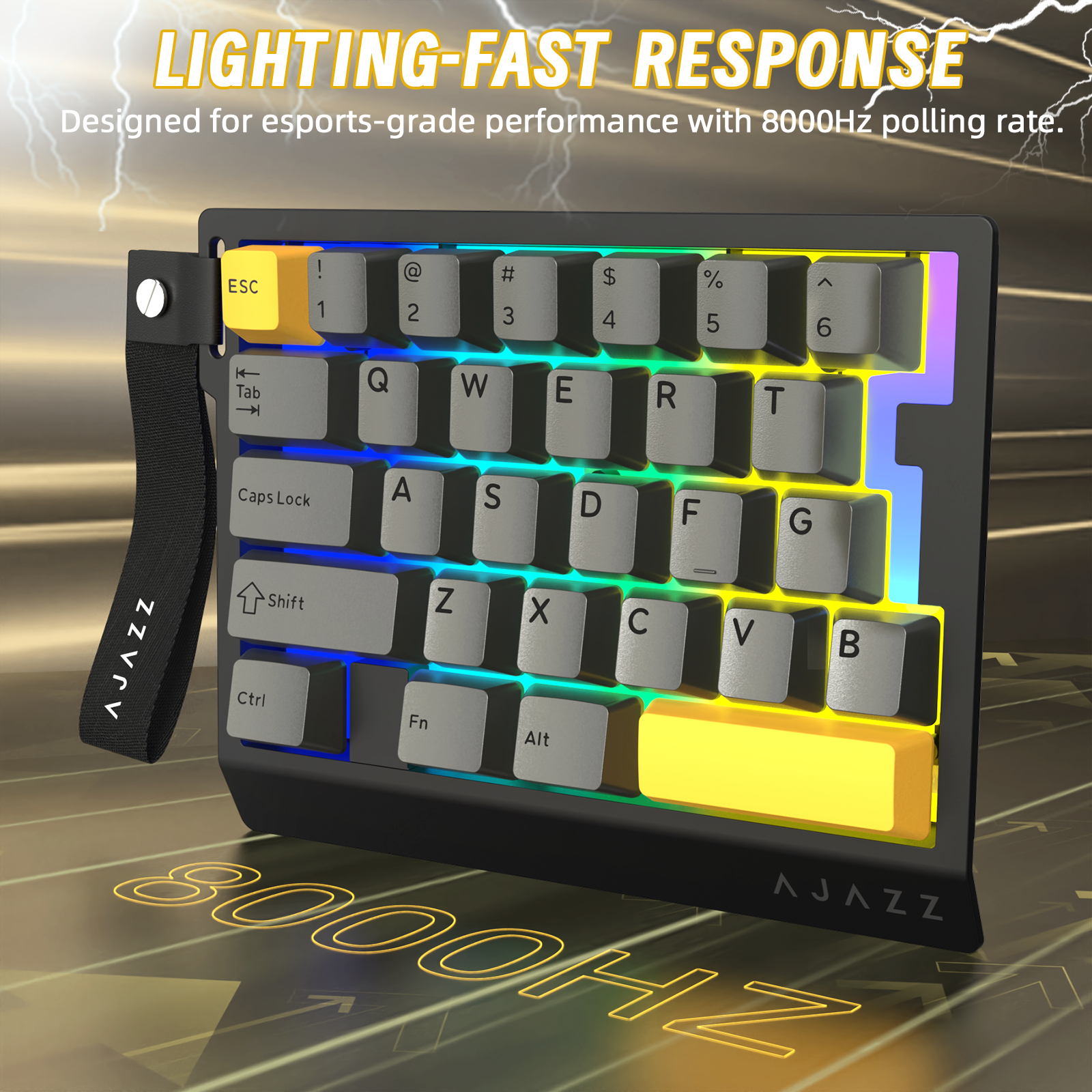 Clavier de jeu filaire à une main ATTACK SHARK X AJAZZ AK029