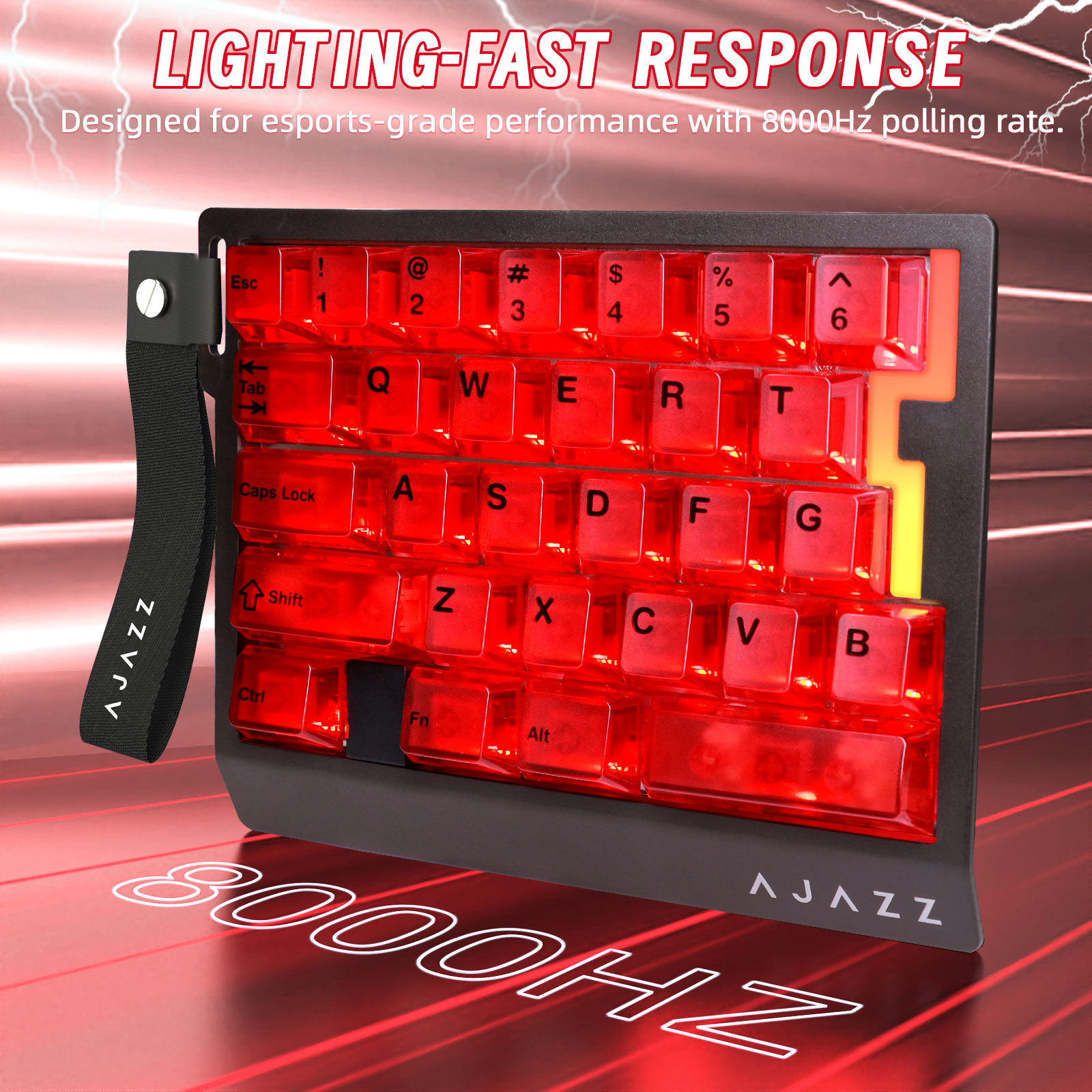 Clavier de jeu filaire à une main ATTACK SHARK X AJAZZ AK029