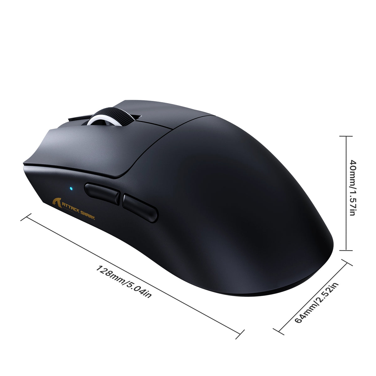 ATTACK SHARK MEGA B2 TMR Souris gaming sans fil magnétique