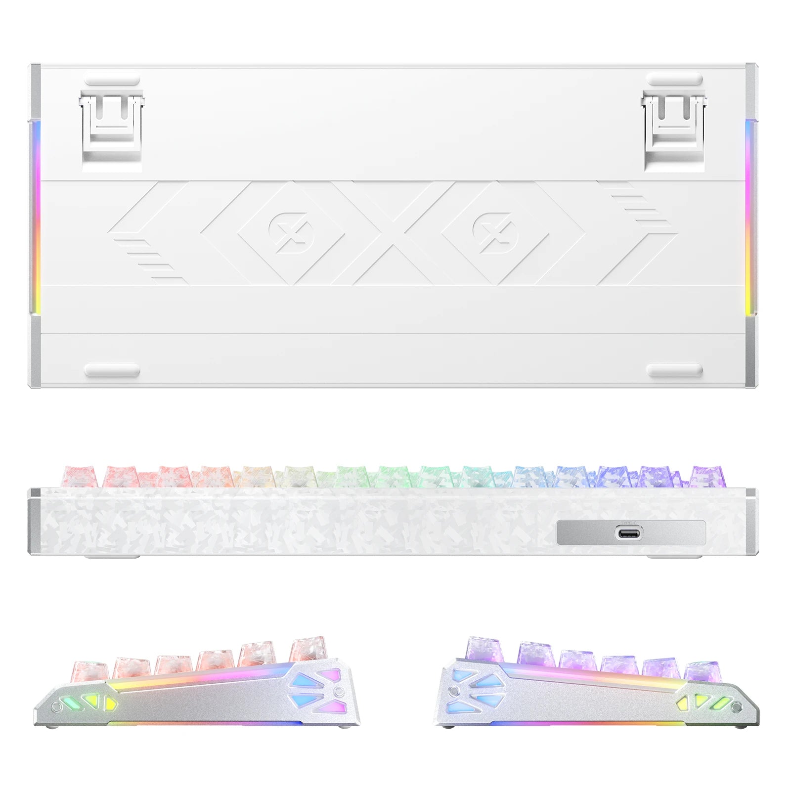 Clavier ATTACK SHARK R86 HE en fibre de carbone à déclenchement rapide et interrupteurs magnétiques