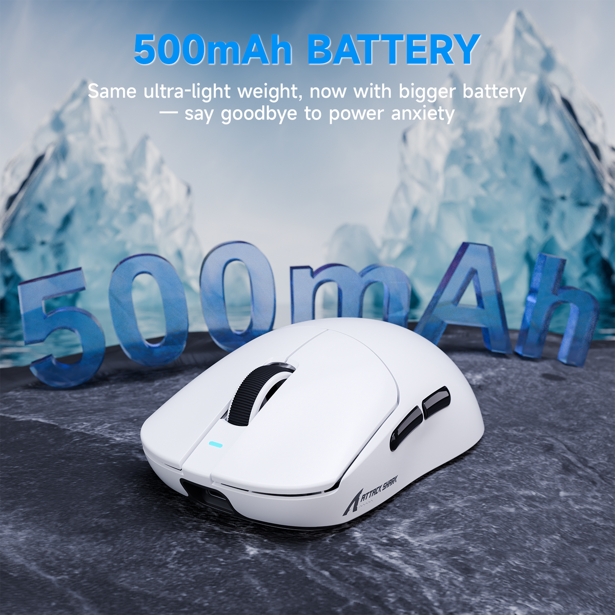 Souris de jeu sans fil tri-mode ATTACK SHARK X8 PLUS avec câble C06 ULTRA