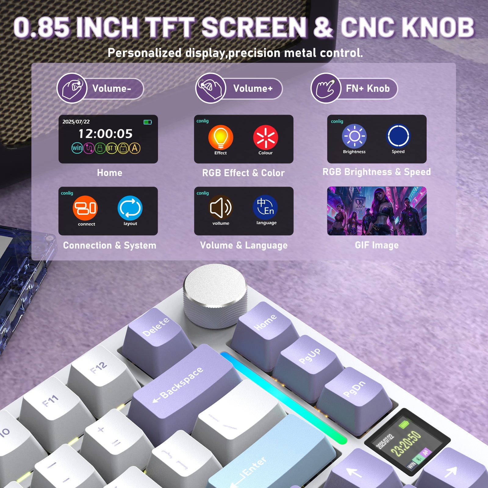 Clavier mécanique ATTACK SHARK X820ULTRA avec câble en spirale C01ULTRA