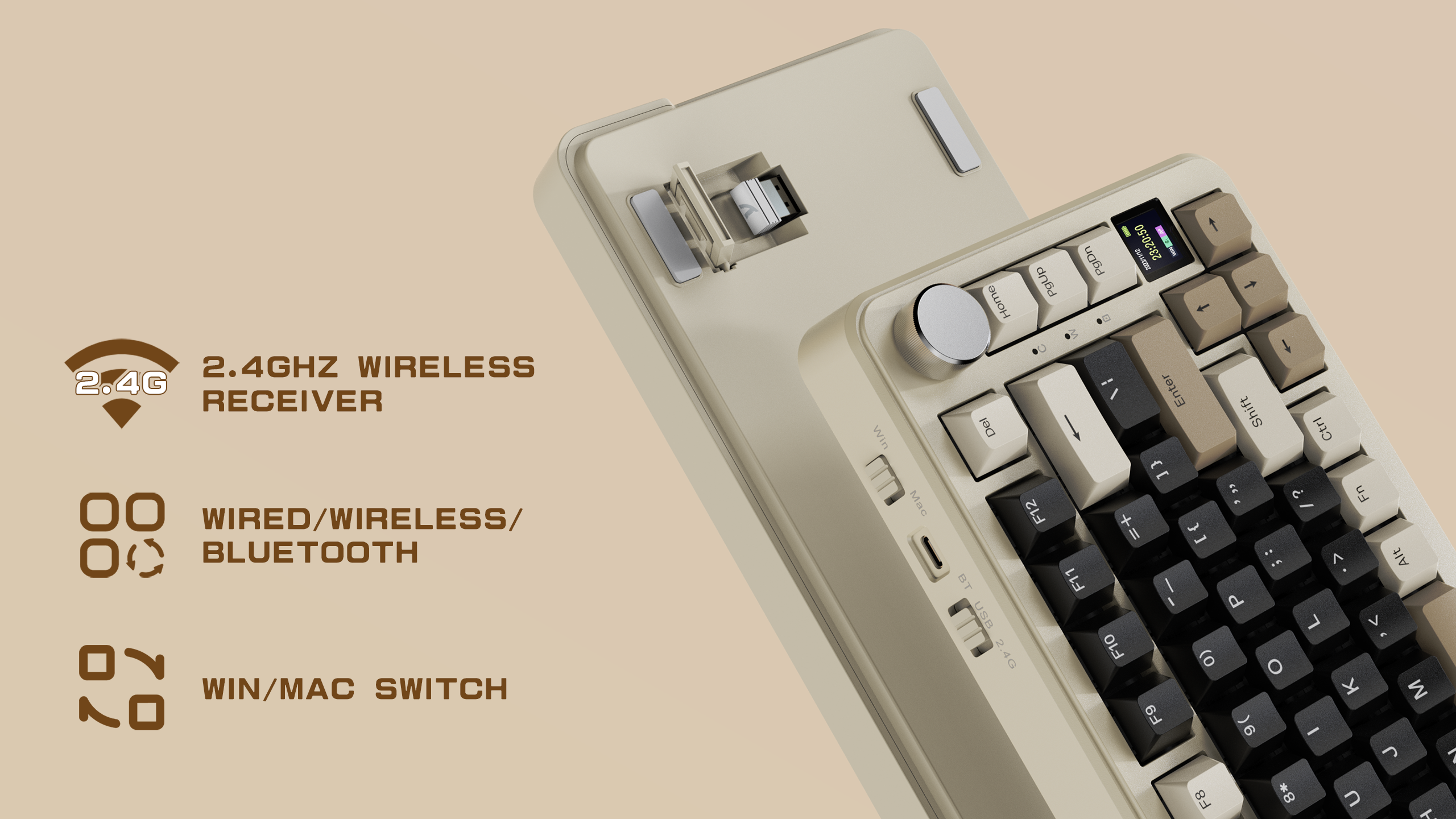 Clavier mécanique à joint tri-mode ATTACK SHARK X85PRO