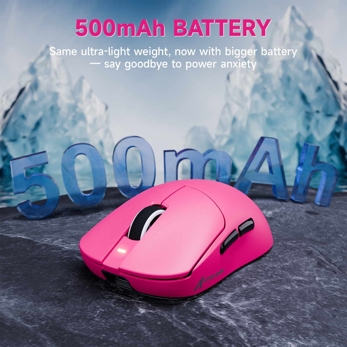 Souris de jeu sans fil tri-mode ATTACK SHARK X8 PLUS avec câble C06 ULTRA