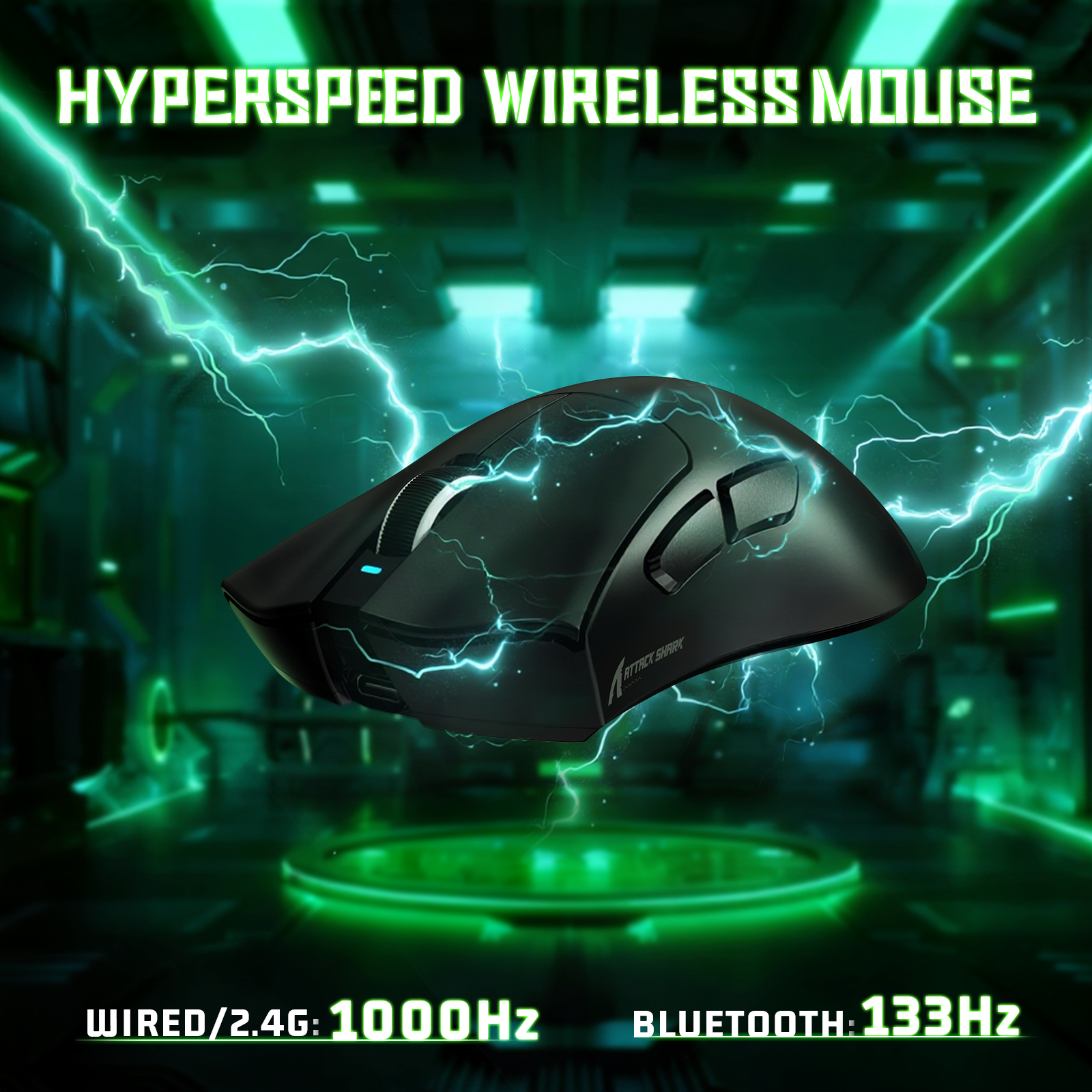 Souris de jeu ultra-légère à trois modes ATTACK SHARK V3