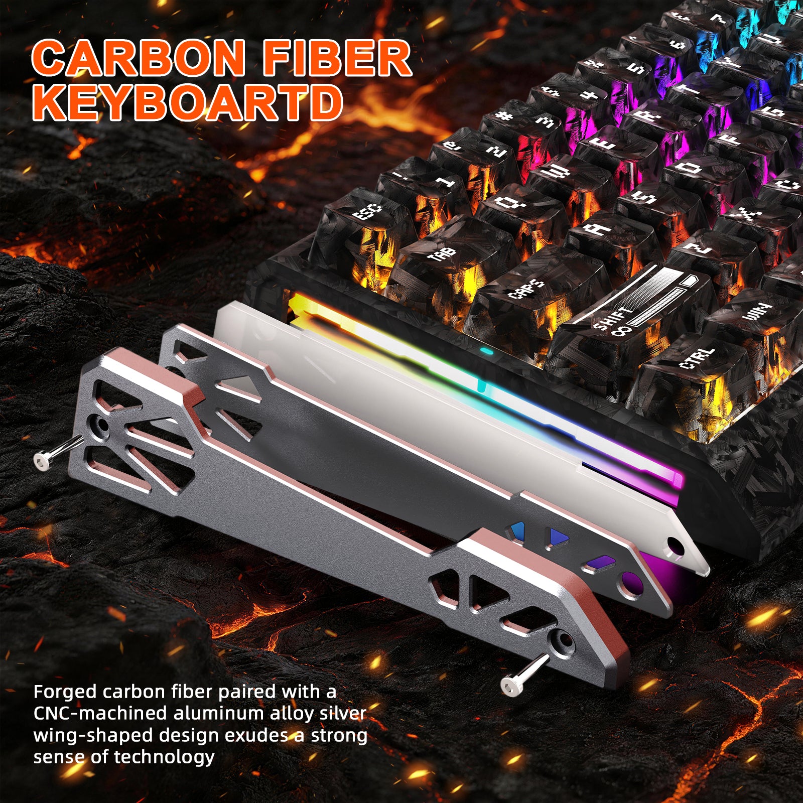 Pack gaming en fibre de carbone ATTACK SHARK R68 HE & R5 ULTRA