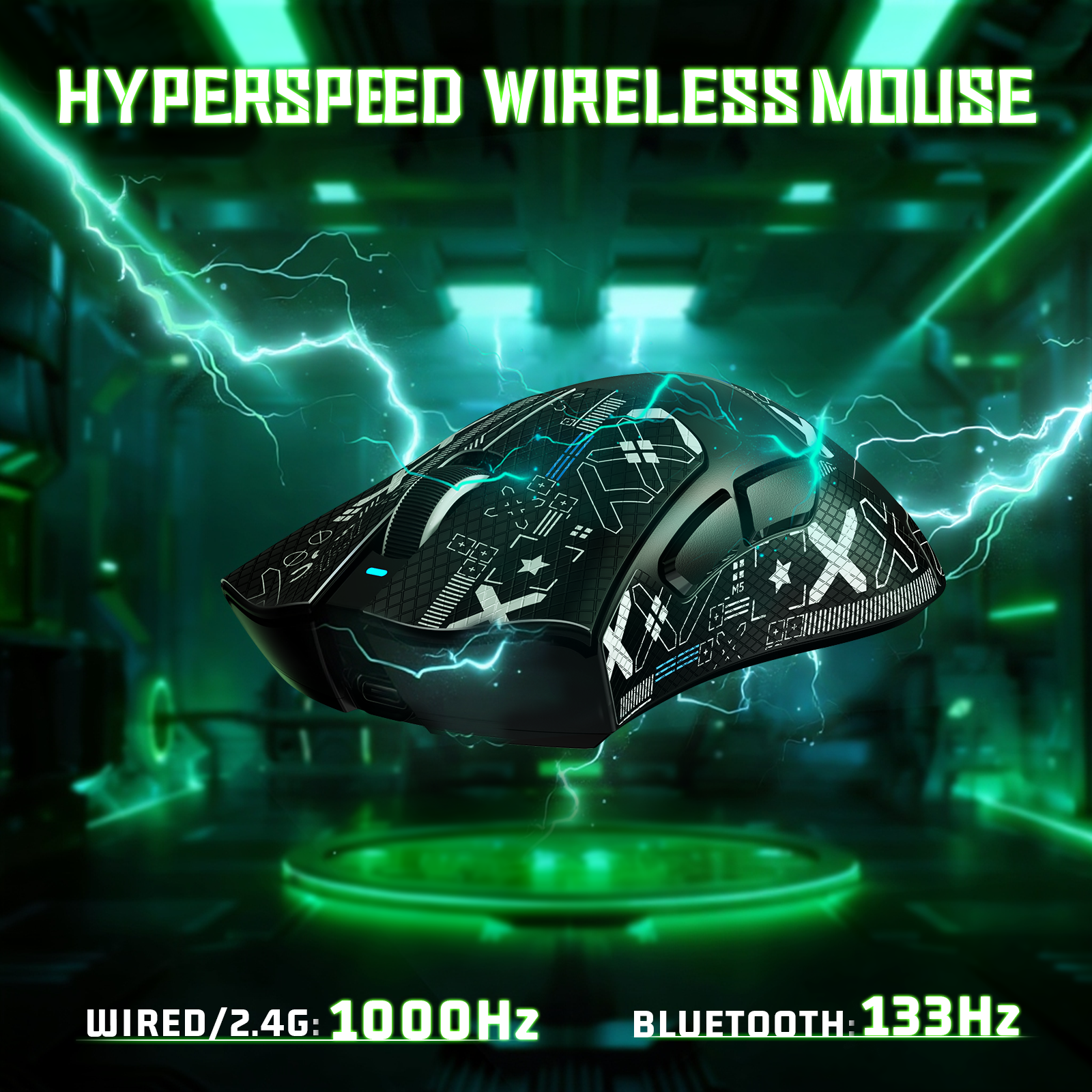 Souris de jeu ultra-légère à trois modes ATTACK SHARK V3