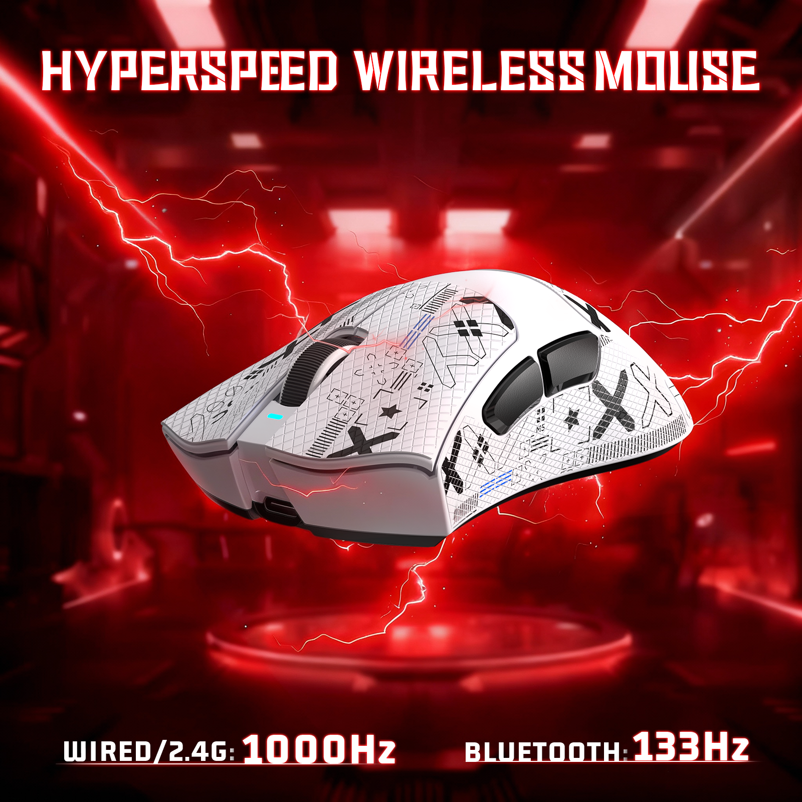 Souris de jeu ultra-légère à trois modes ATTACK SHARK V3