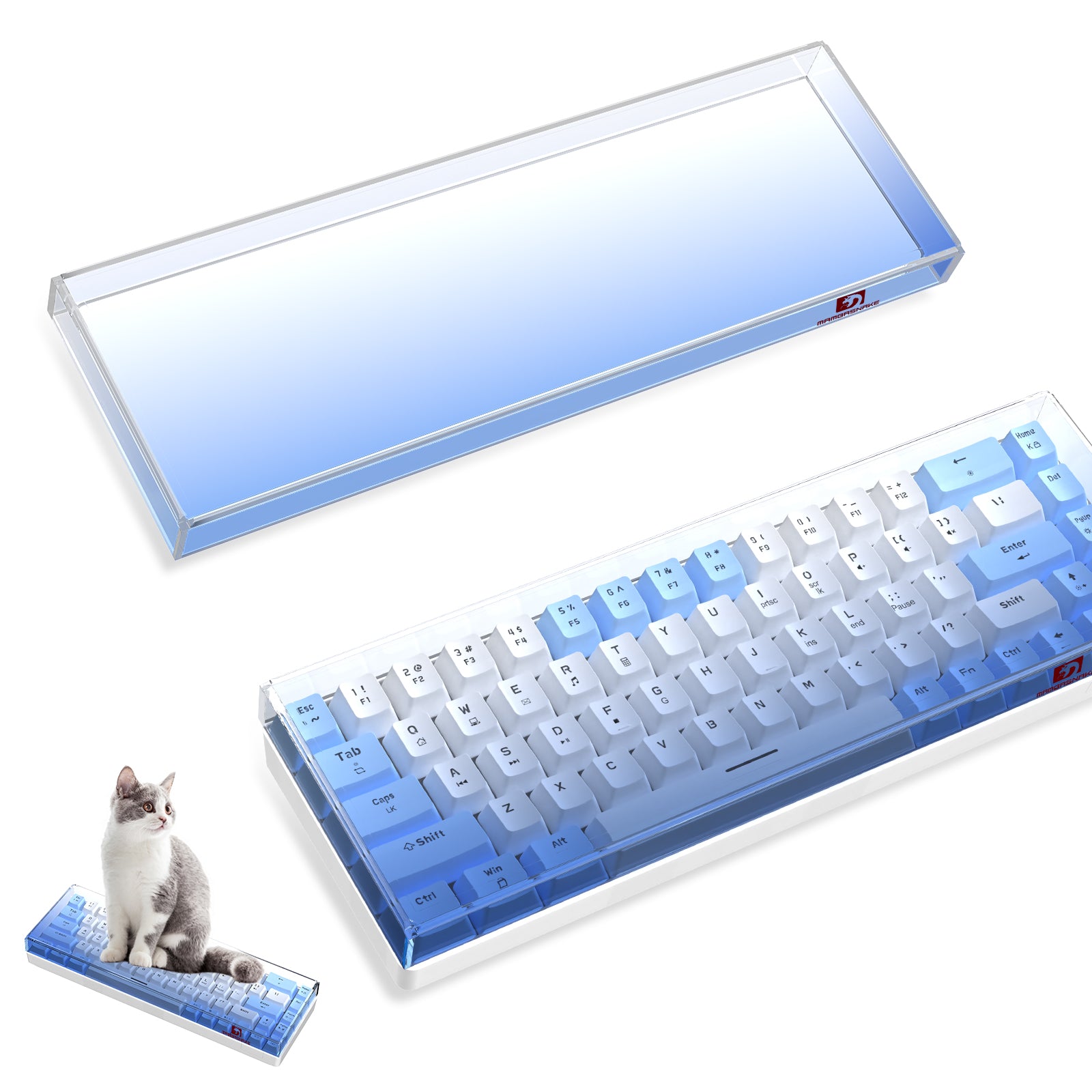 Housse de clavier 68 touches ATTACK SHARK x MAMBASNAKE Fade Color