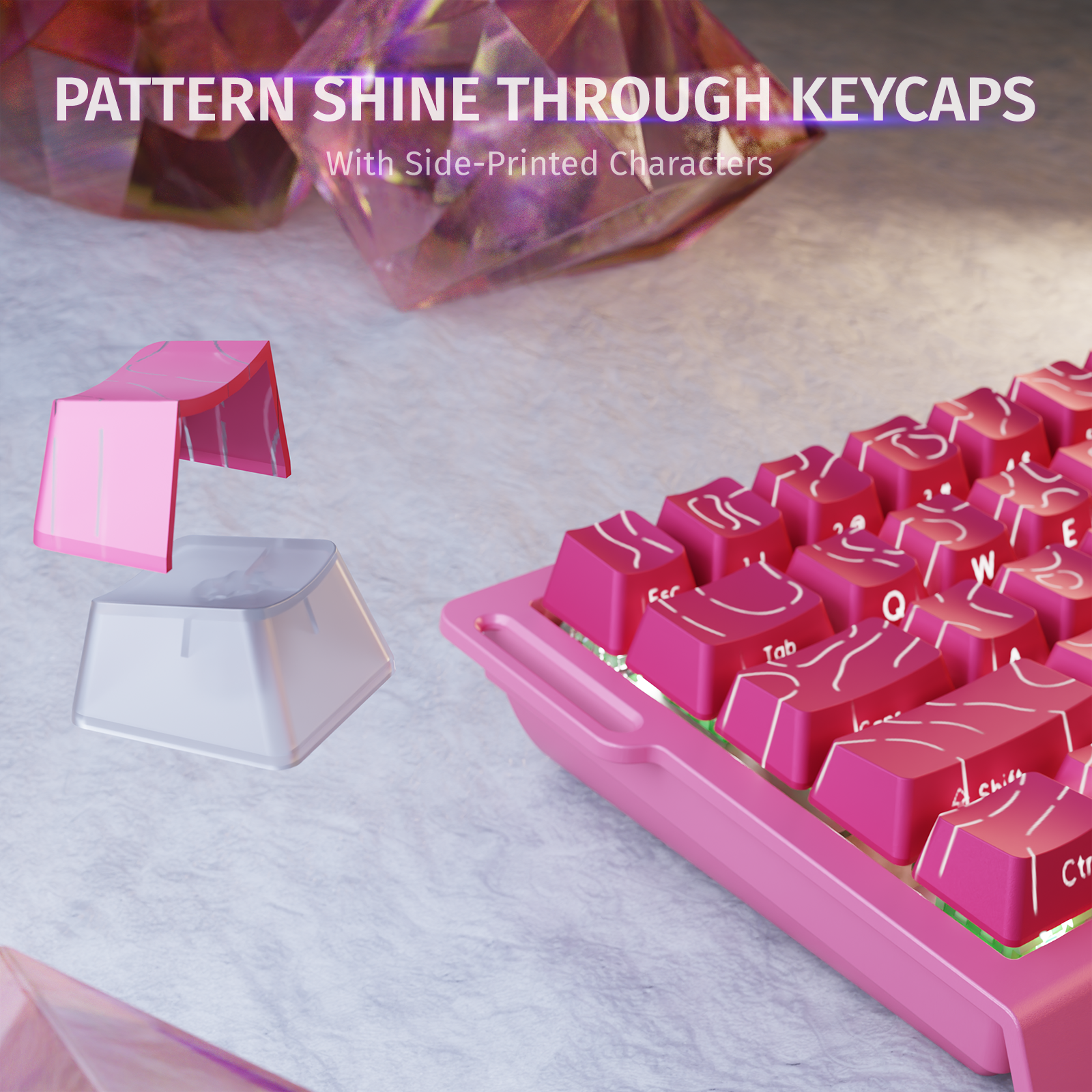 ATTACK SHARK X68 HE Clavier à déclenchement rapide avec switch magnétique