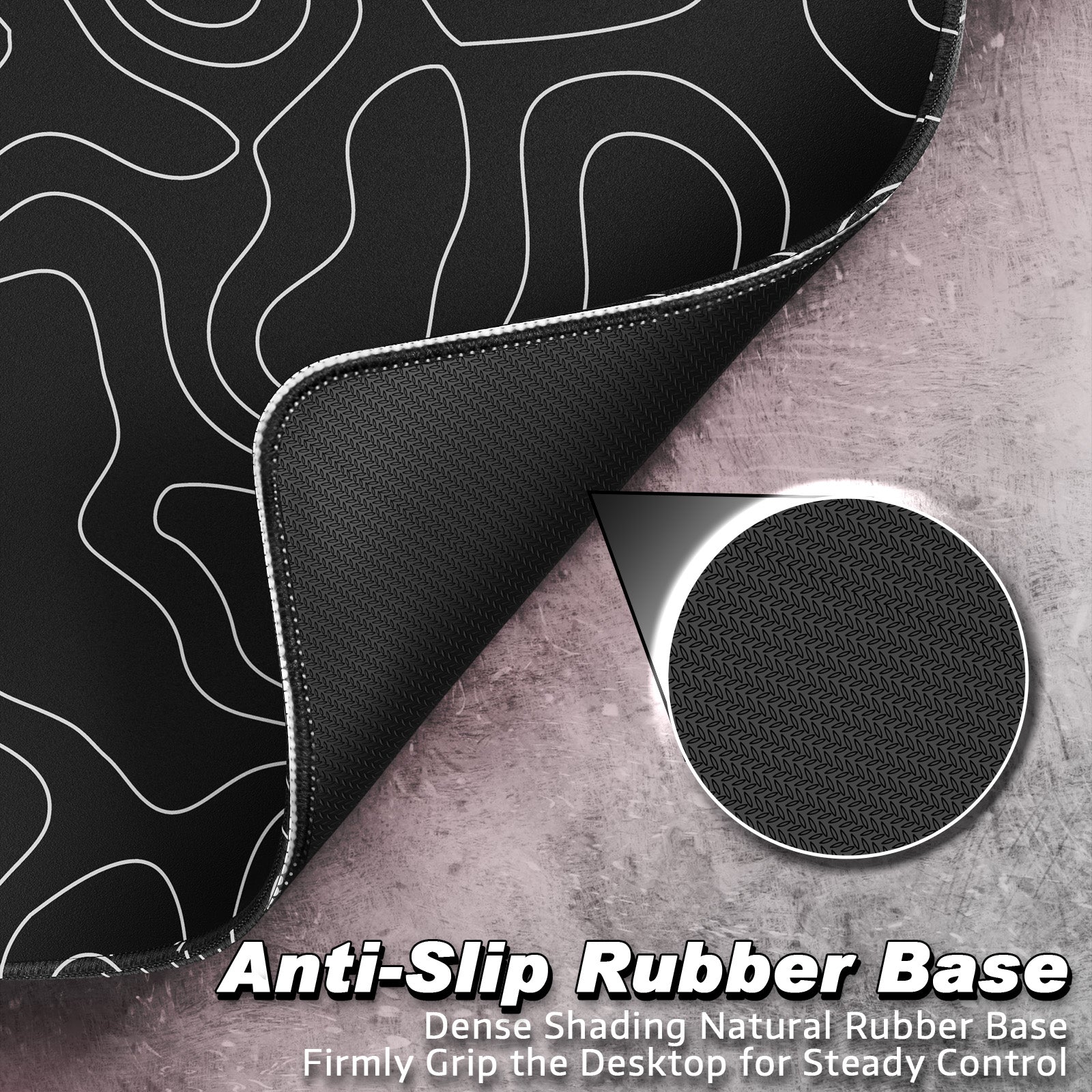 Tapis de Souris Gaming eSport ATTACK SHARK CM02SE (410x310x4 MM)