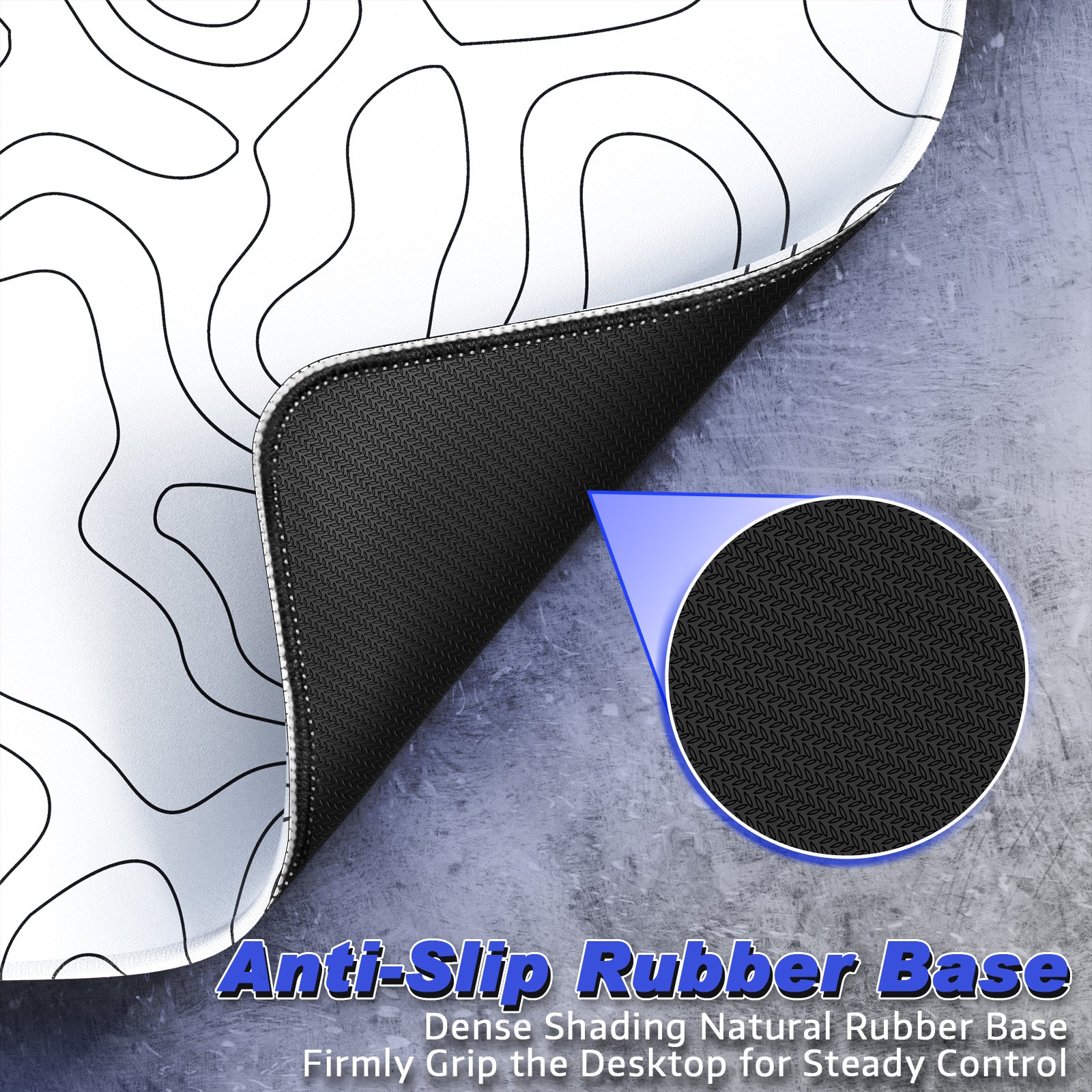 Tapis de Souris Gaming eSport ATTACK SHARK CM02SE (410x310x4 MM)