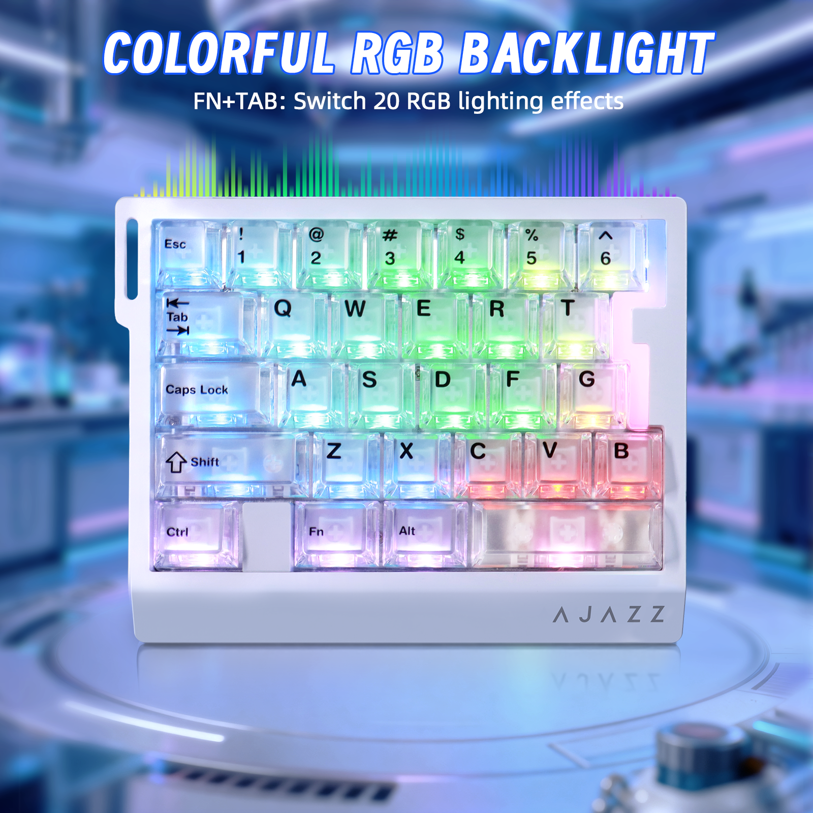 Clavier de jeu filaire à une main ATTACK SHARK X AJAZZ AK029