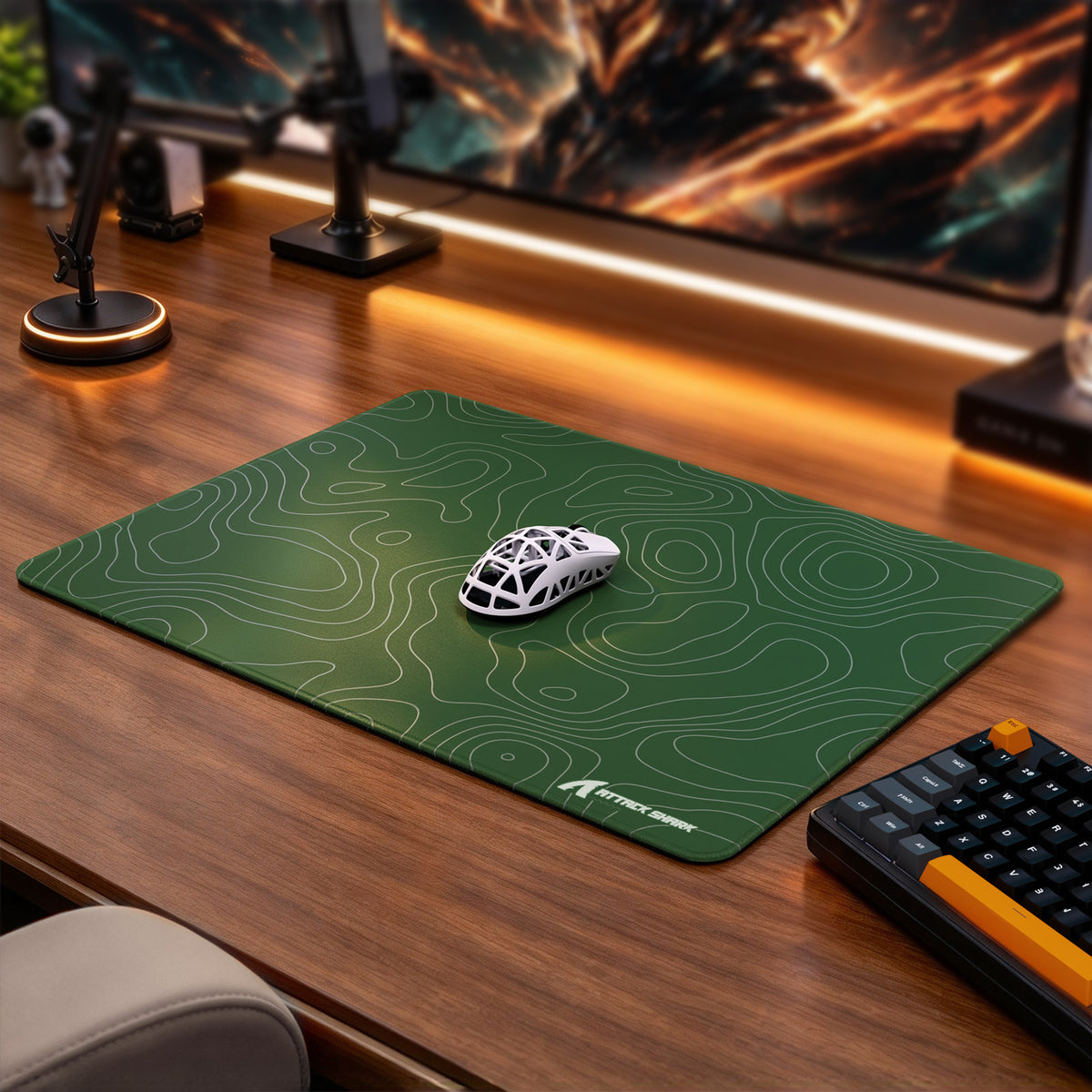 Tapis de souris gaming eSport ATTACK SHARK CM02SE (405x305x4 MM)