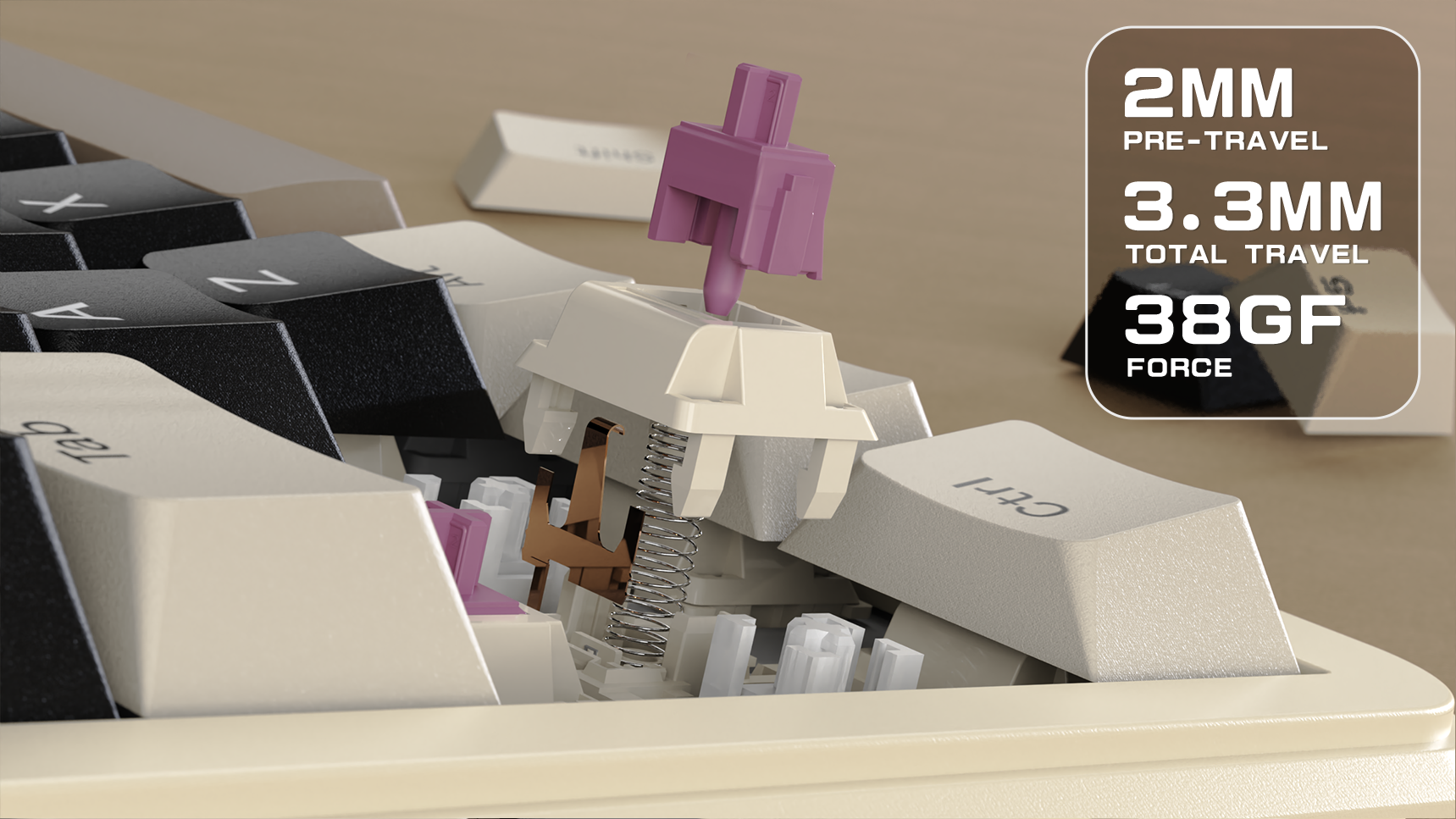 Clavier mécanique à joint tri-mode ATTACK SHARK X85PRO