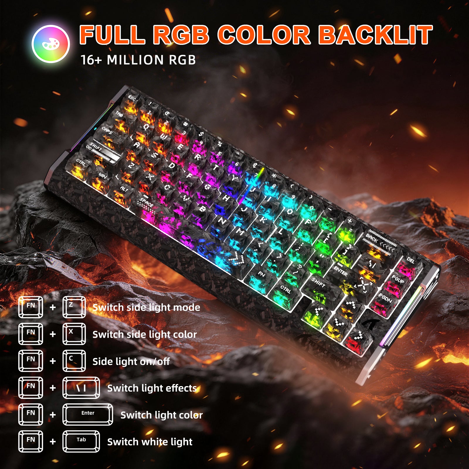 Pack gaming en fibre de carbone ATTACK SHARK R68 HE & R5 ULTRA