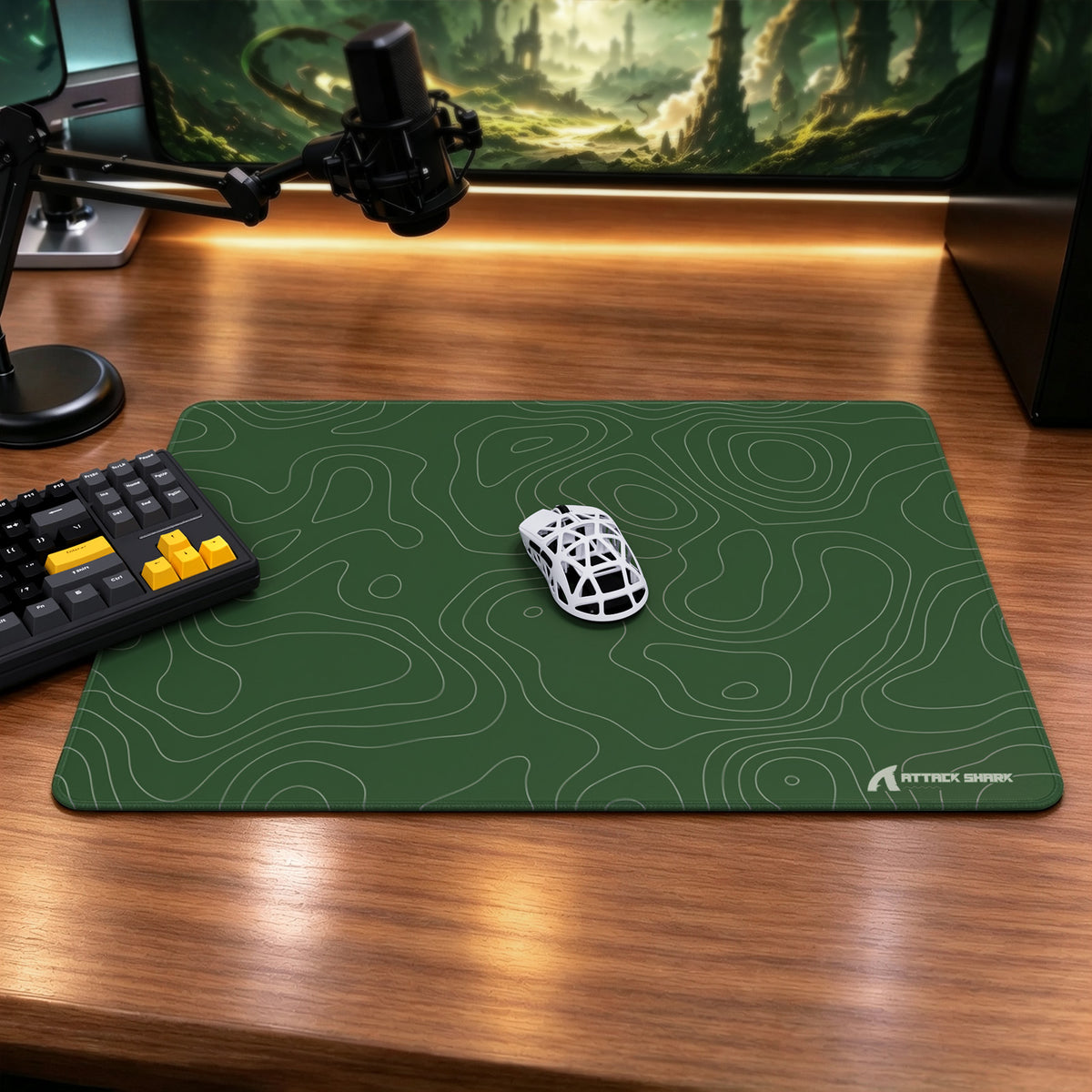 Tapis de souris gaming eSport ATTACK SHARK CM02SE (405x305x4 MM)