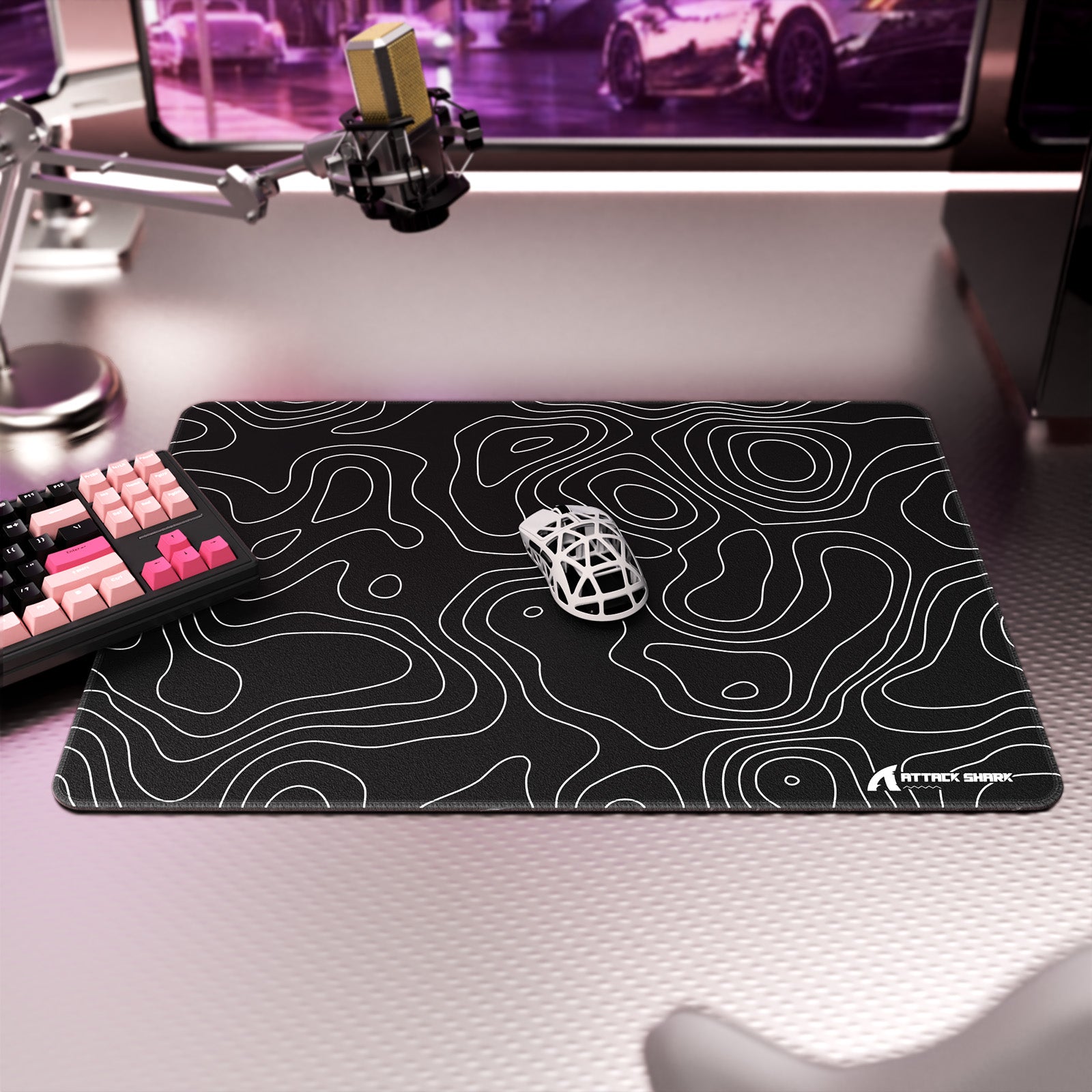 Tapis de Souris Gaming eSport ATTACK SHARK CM02SE (410x310x4 MM)