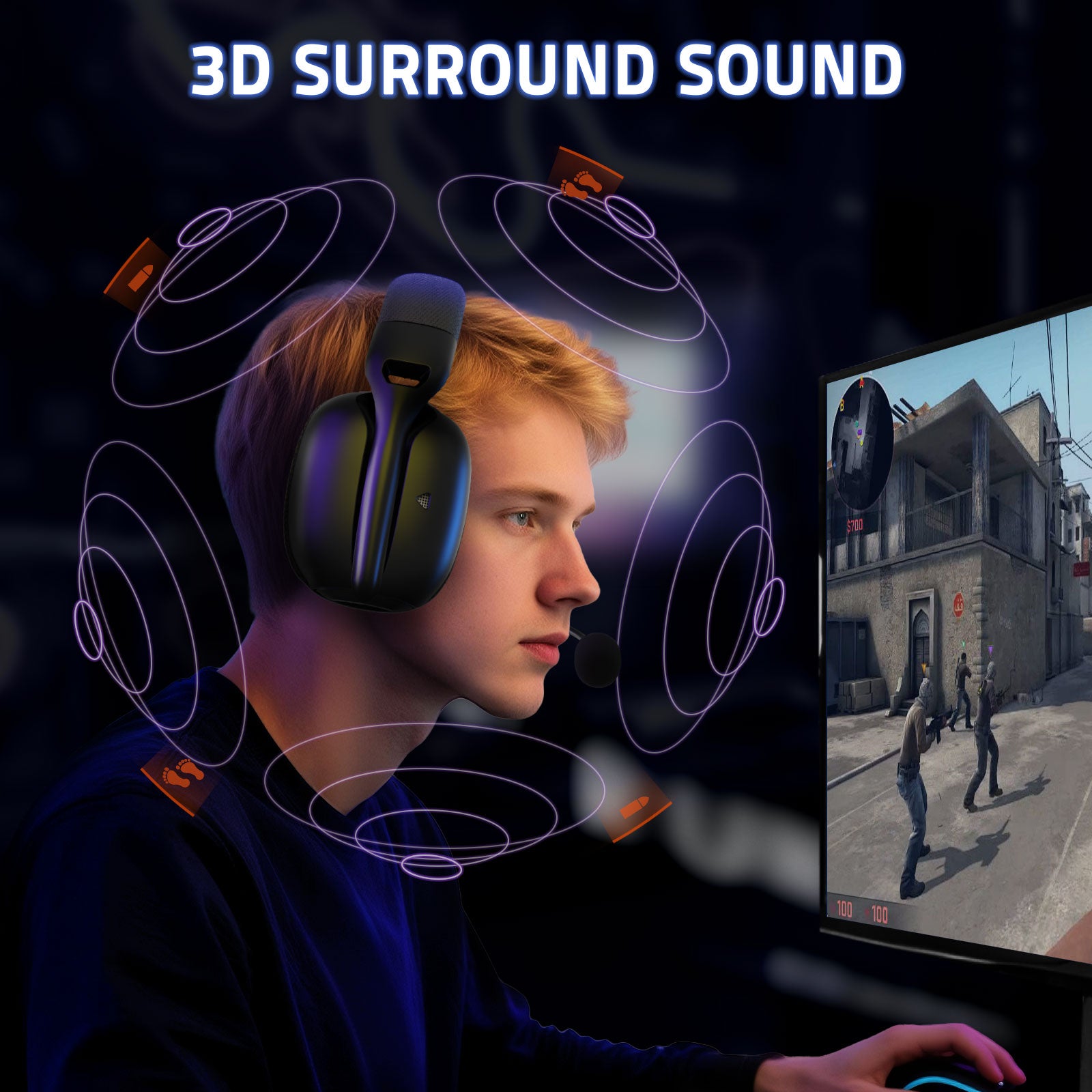 Casque gaming sans fil ATTACK SHARK L80PRO