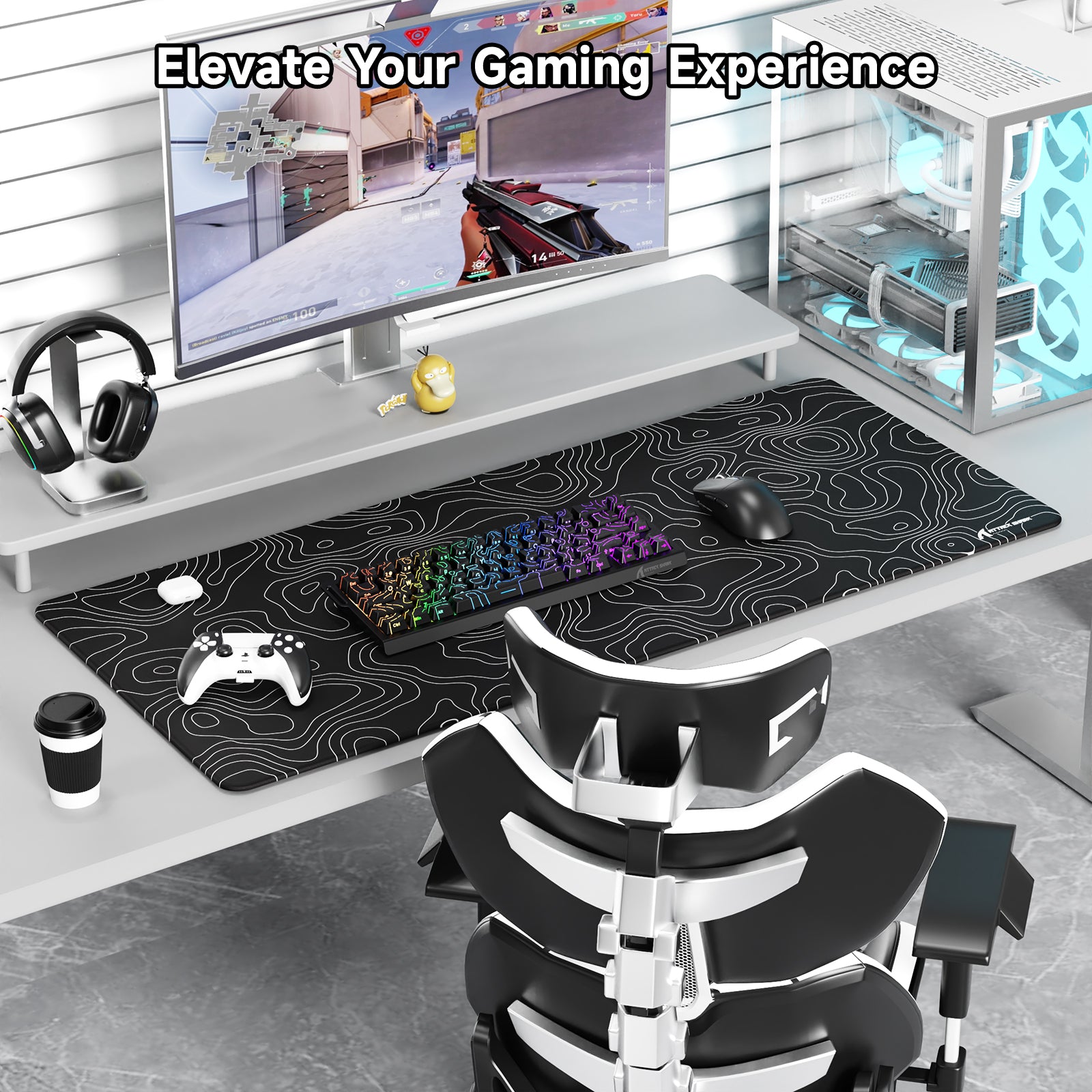 Tapis de Souris Gaming eSport ATTACK SHARK CM02PRO (900x400x4 MM)