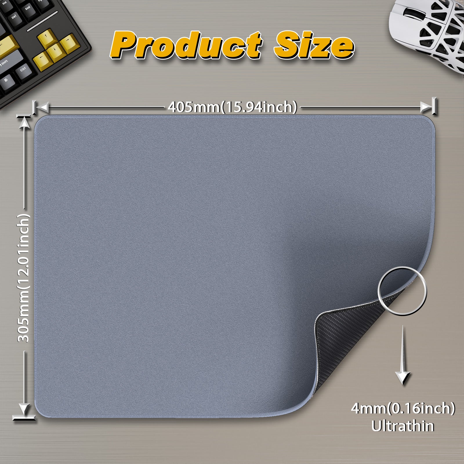 Tapis de Souris Gaming eSport ATTACK SHARK CM02SE (410x310x4 MM)