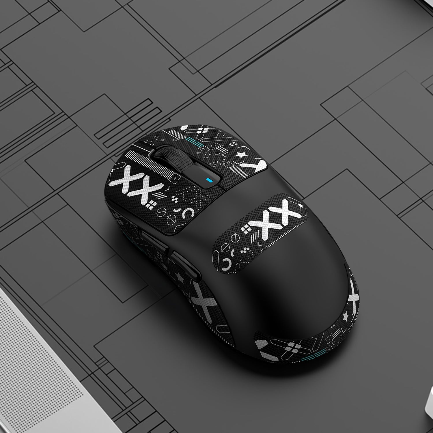 Attack Shark X3PRO gaming mouse comparison table with 59g weight, 3395 sensor and tri-mode support