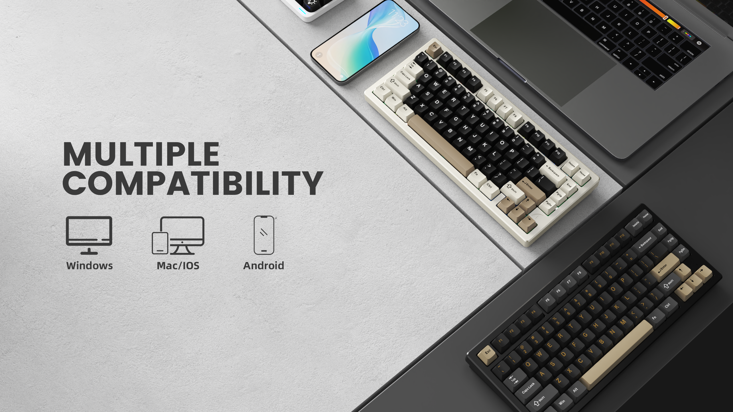 Clavier entièrement en aluminium ATTACK SHARK X75